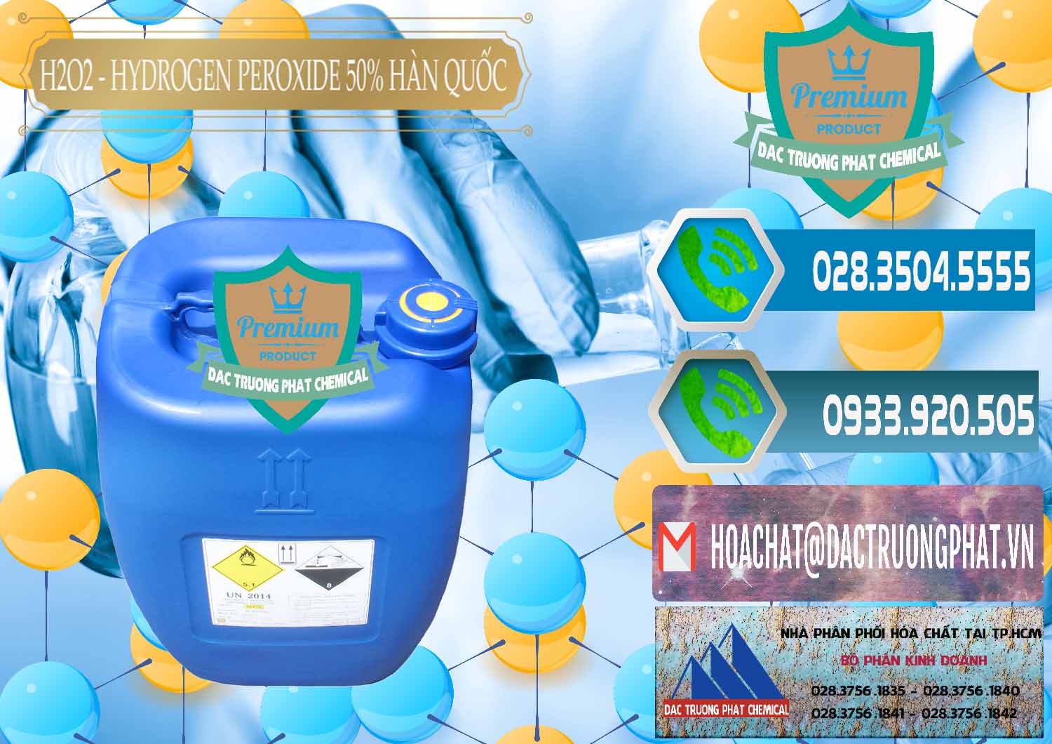 Công ty nhập khẩu và bán H2O2 - Hydrogen Peroxide 50% Taekwang Hàn Quốc Korea - 0071 - Công ty chuyên kinh doanh - phân phối hóa chất tại TP.HCM - congtyhoachat.net