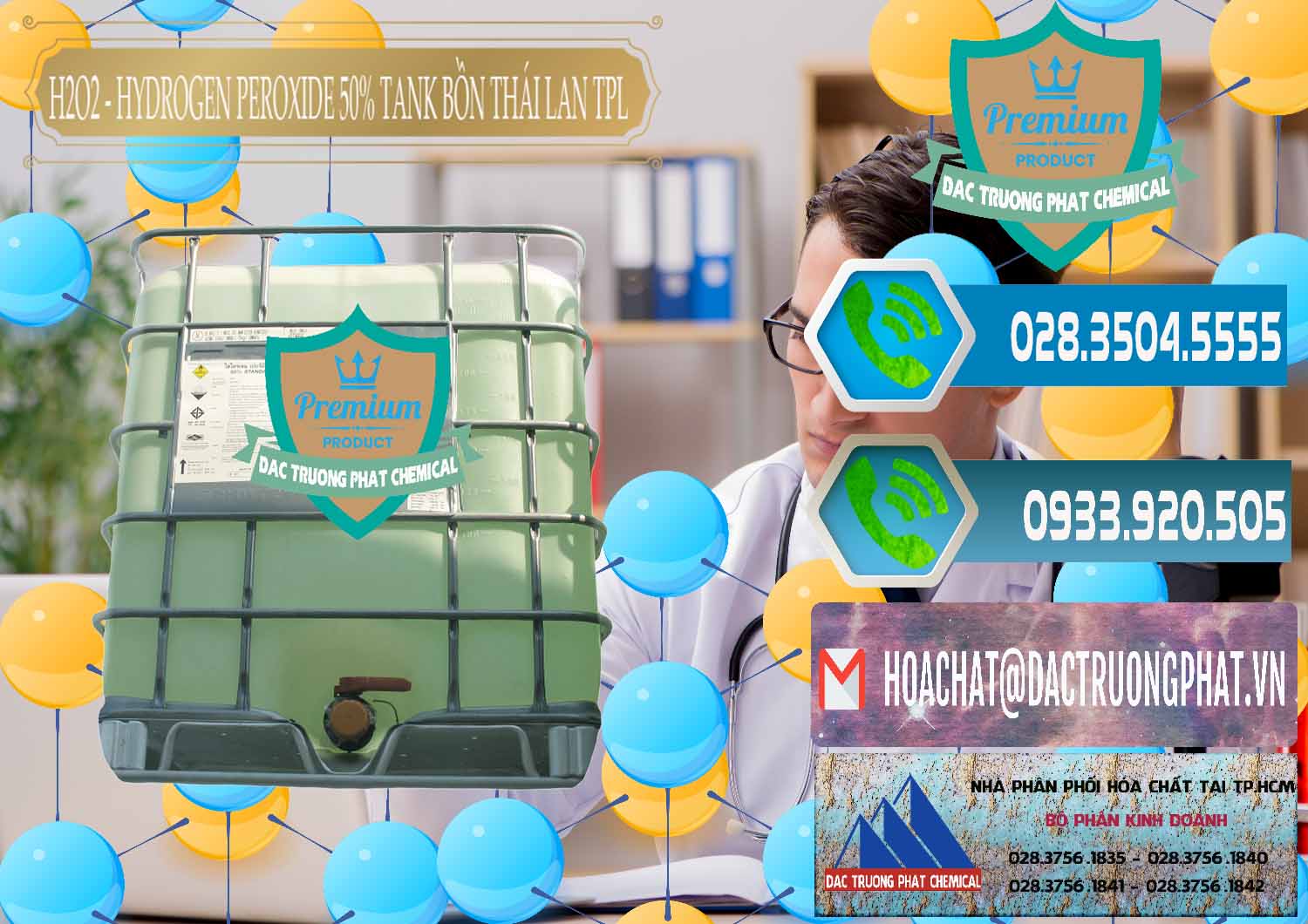 Thương mại - bán hóa chất Oxy Già > Hydro Peroxit Dạng Lỏng 50% Tank IBC Bồn Thái Lan TPL tại Bình Dương Cty chuyên kinh doanh ( bán ) H2O2 - Hydrogen Peroxide 50% Tank IBC Bồn Thái Lan TPL - 0073 - Nơi phân phối _ cung cấp hóa chất tại TP.HCM - congtyhoachat.net