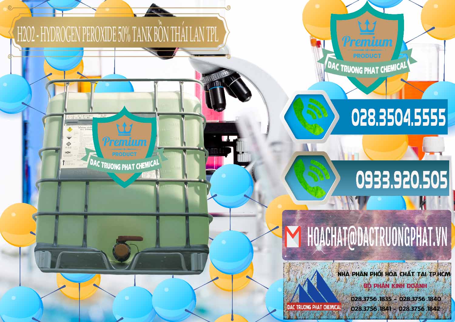 Địa chỉ bán < kinh doanh hóa chất Nước Hydrogen Peroxide | H2O2 50% Tank IBC Bồn Thái Lan TPL tại Bà Rịa Vũng Tàu Công ty chuyên cung cấp - bán H2O2 - Hydrogen Peroxide 50% Tank IBC Bồn Thái Lan TPL - 0073 - Công ty chuyên cung cấp và nhập khẩu hóa chất tại TP.HCM - congtyhoachat.net