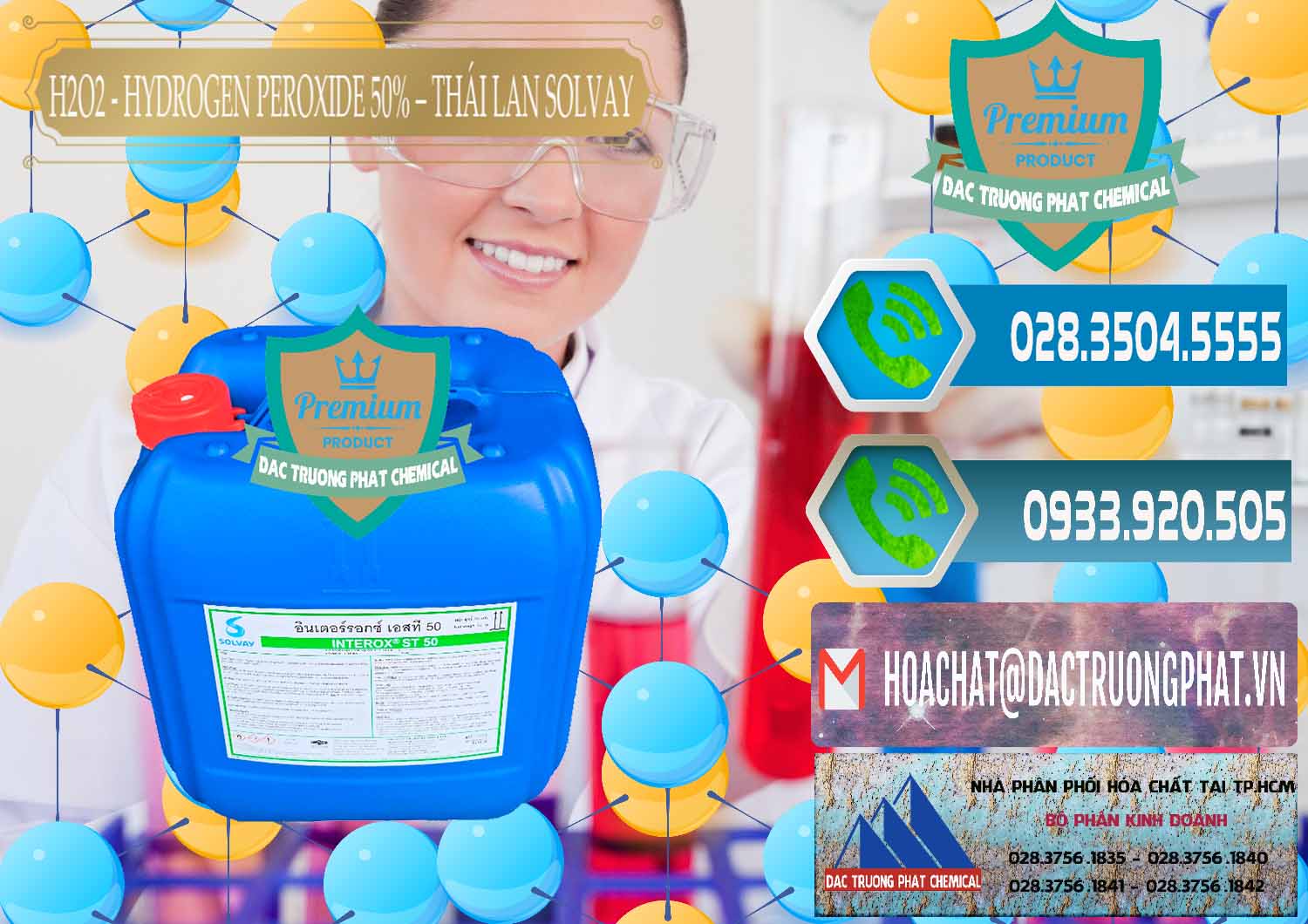 Nơi chuyên bán và cung ứng H2O2 - Hydrogen Peroxide 50% Thái Lan Solvay - 0068 - Cty chuyên nhập khẩu _ phân phối hóa chất tại TP.HCM - congtyhoachat.net