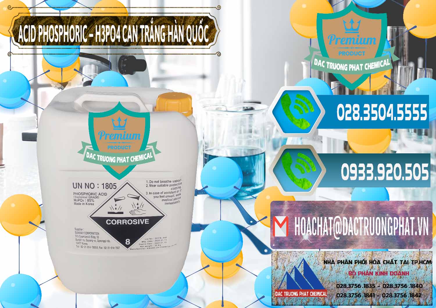 Cty cung cấp ( bán ) Acid Phosphoric - Axit Phosphoric H3PO4 Can Trắng Hàn Quốc Korea - 0017 - Nơi nhập khẩu & phân phối hóa chất tại TP.HCM - congtyhoachat.net