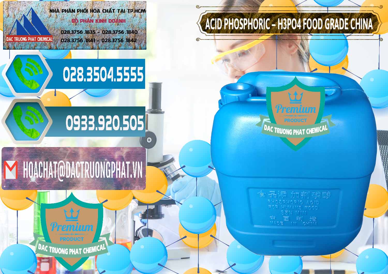 Chuyên phân phối và bán Acid Phosphoric – H3PO4 85% Food Grade Trung Quốc China - 0015 - Cung cấp _ nhập khẩu hóa chất tại TP.HCM - congtyhoachat.net