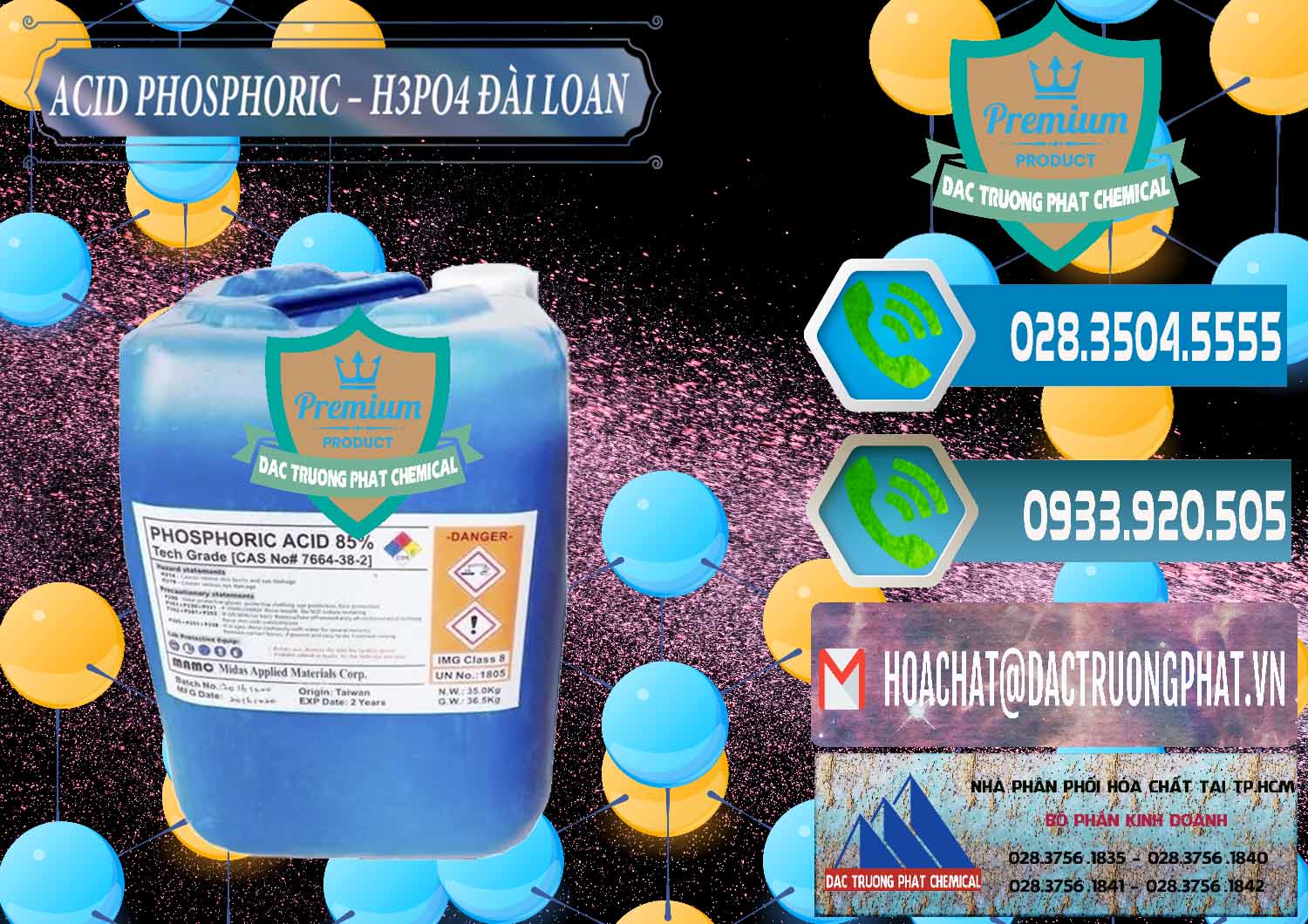 Cty cung ứng _ bán Axit Phosphoric - Acid Phosphoric H3PO4 85% Đài Loan Taiwan - 0351 - Nơi phân phối ( kinh doanh ) hóa chất tại TP.HCM - congtyhoachat.net