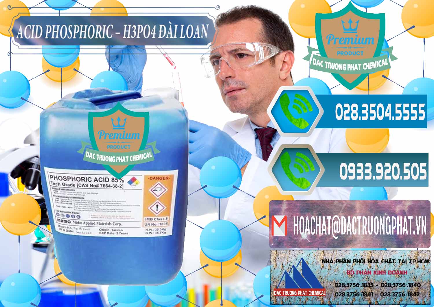 Đơn vị chuyên bán và cung cấp Axit Phosphoric - Acid Phosphoric H3PO4 85% Đài Loan Taiwan - 0351 - Đơn vị chuyên phân phối _ bán hóa chất tại TP.HCM - congtyhoachat.net