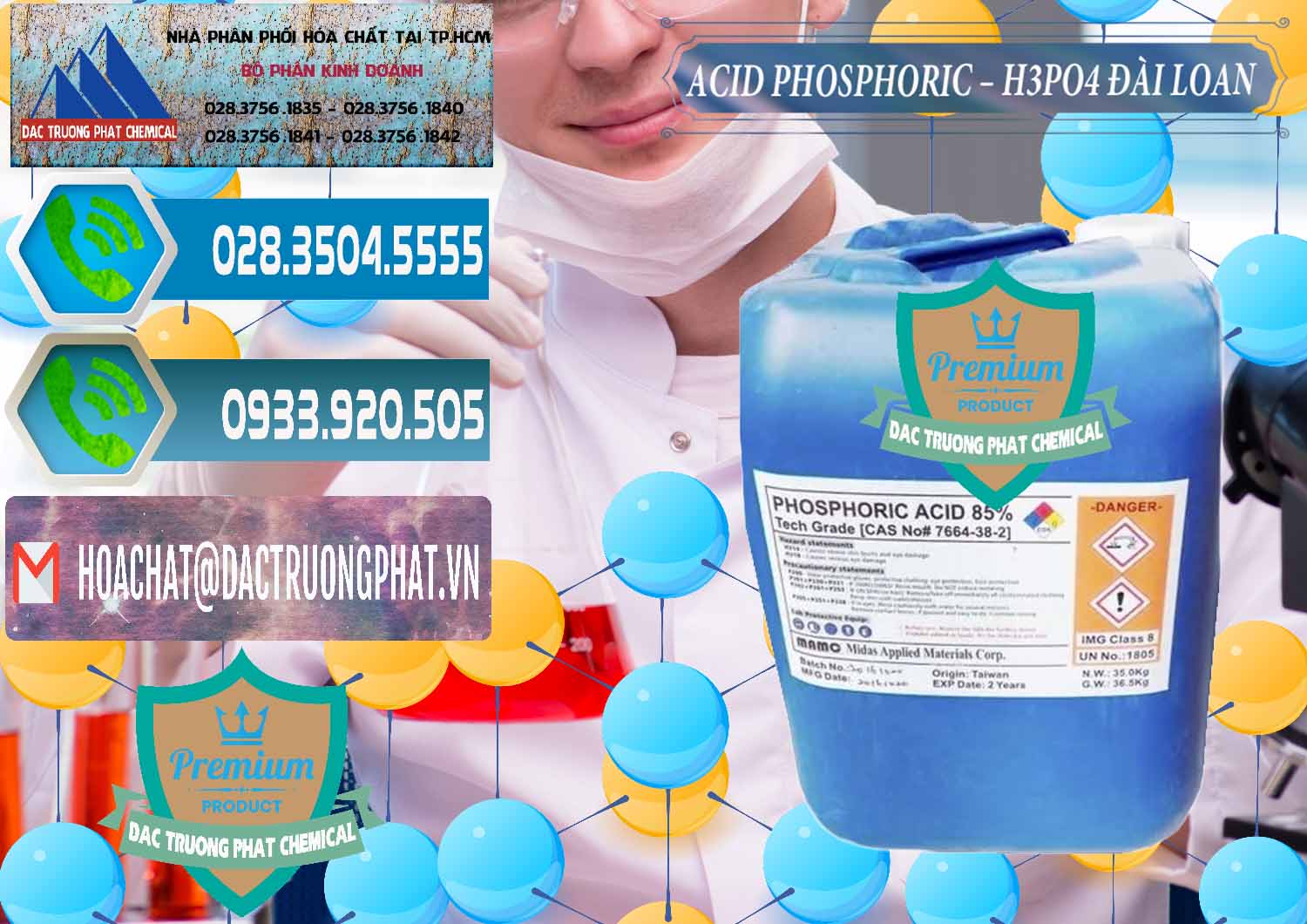 Đơn vị bán ( cung ứng ) Axit Phosphoric - Acid Phosphoric H3PO4 85% Đài Loan Taiwan - 0351 - Đơn vị chuyên cung cấp và nhập khẩu hóa chất tại TP.HCM - congtyhoachat.net