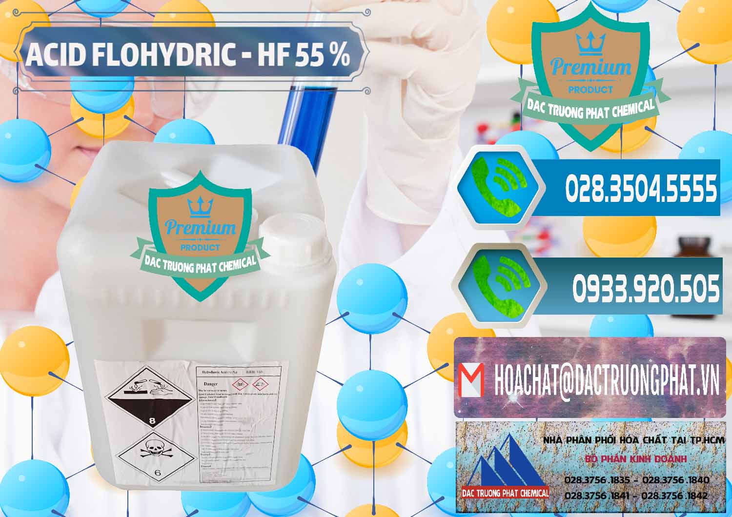 Bán & cung ứng Axit HF - Acid HF 55% Can Trắng Trung Quốc China - 0079 - Nhà cung cấp & nhập khẩu hóa chất tại TP.HCM - congtyhoachat.net