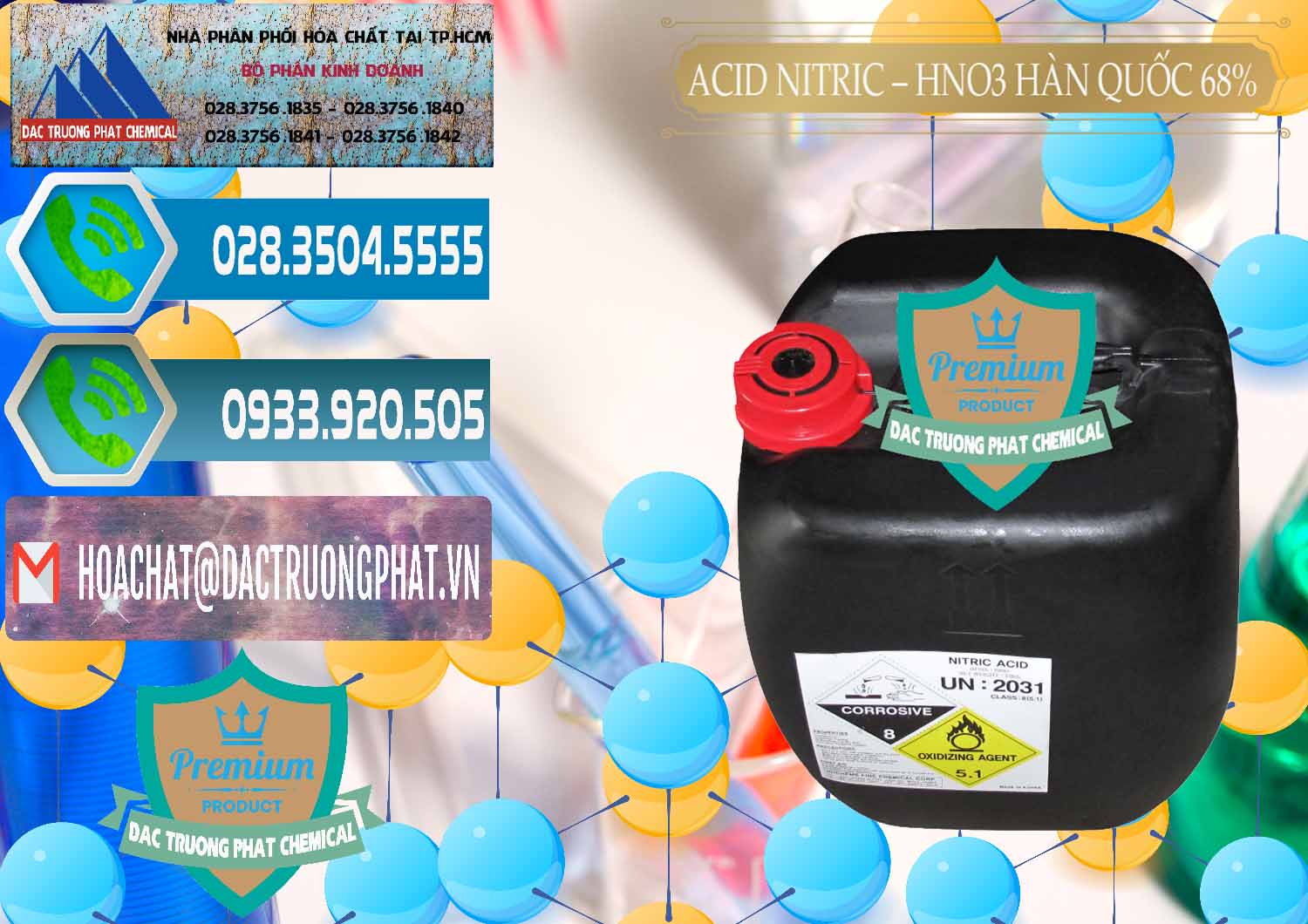 Đơn vị bán & cung ứng Acid Nitric – Axit Nitric HNO3 68% Huchem Hàn Quốc Korea - 0030 - Nhà nhập khẩu & cung cấp hóa chất tại TP.HCM - congtyhoachat.net