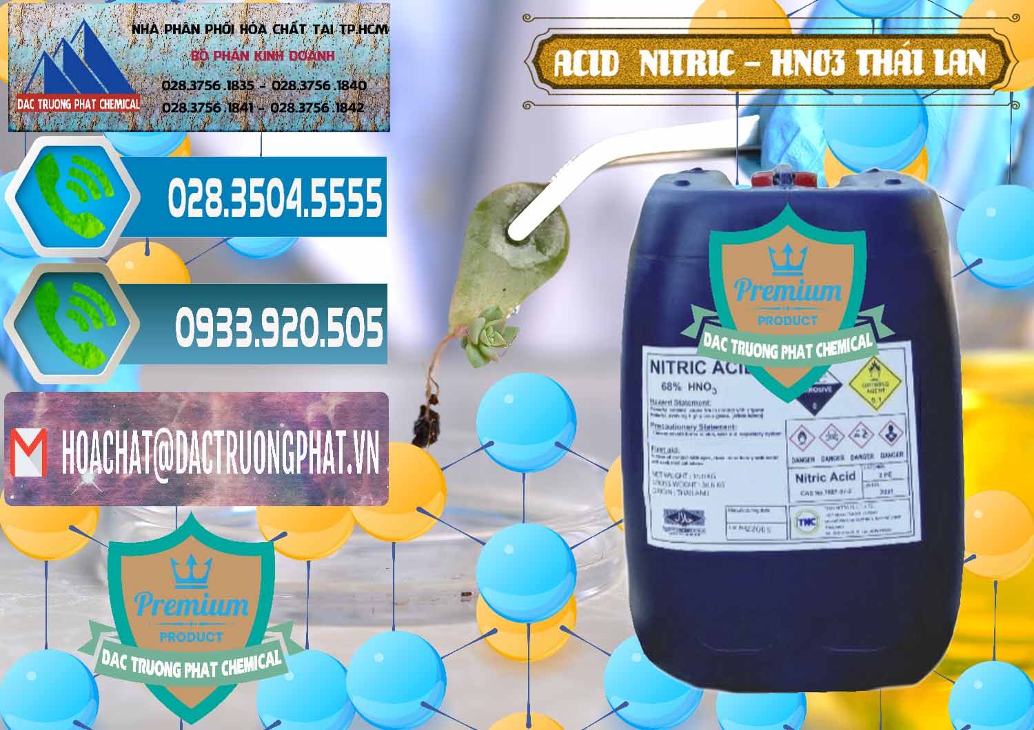 Nơi cung ứng _ bán Acid Nitric – Axit Nitric HNO3 Thái Lan Thailand - 0344 - Chuyên bán ( cung cấp ) hóa chất tại TP.HCM - congtyhoachat.net