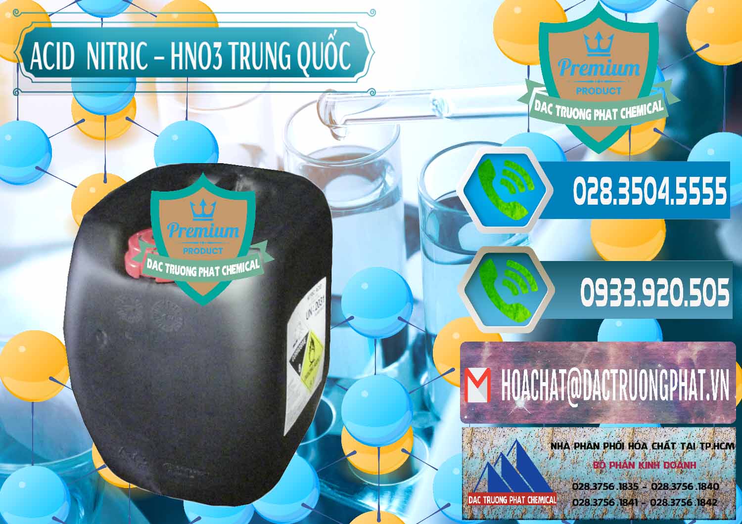 Công ty kinh doanh và bán Acid Nitric – Axit Nitric HNO3 68% Trung Quốc China - 0343 - Cty kinh doanh & cung cấp hóa chất tại TP.HCM - congtyhoachat.net
