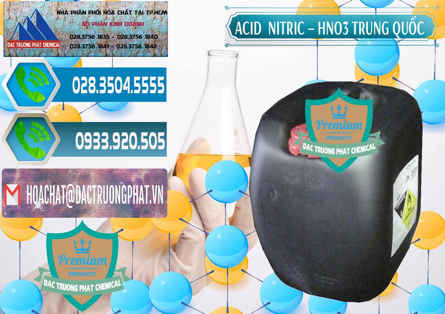 Nơi chuyên bán - cung ứng Acid Nitric – Axit Nitric HNO3 68% Trung Quốc China - 0343 - Công ty chuyên cung cấp ( kinh doanh ) hóa chất tại TP.HCM - congtyhoachat.net