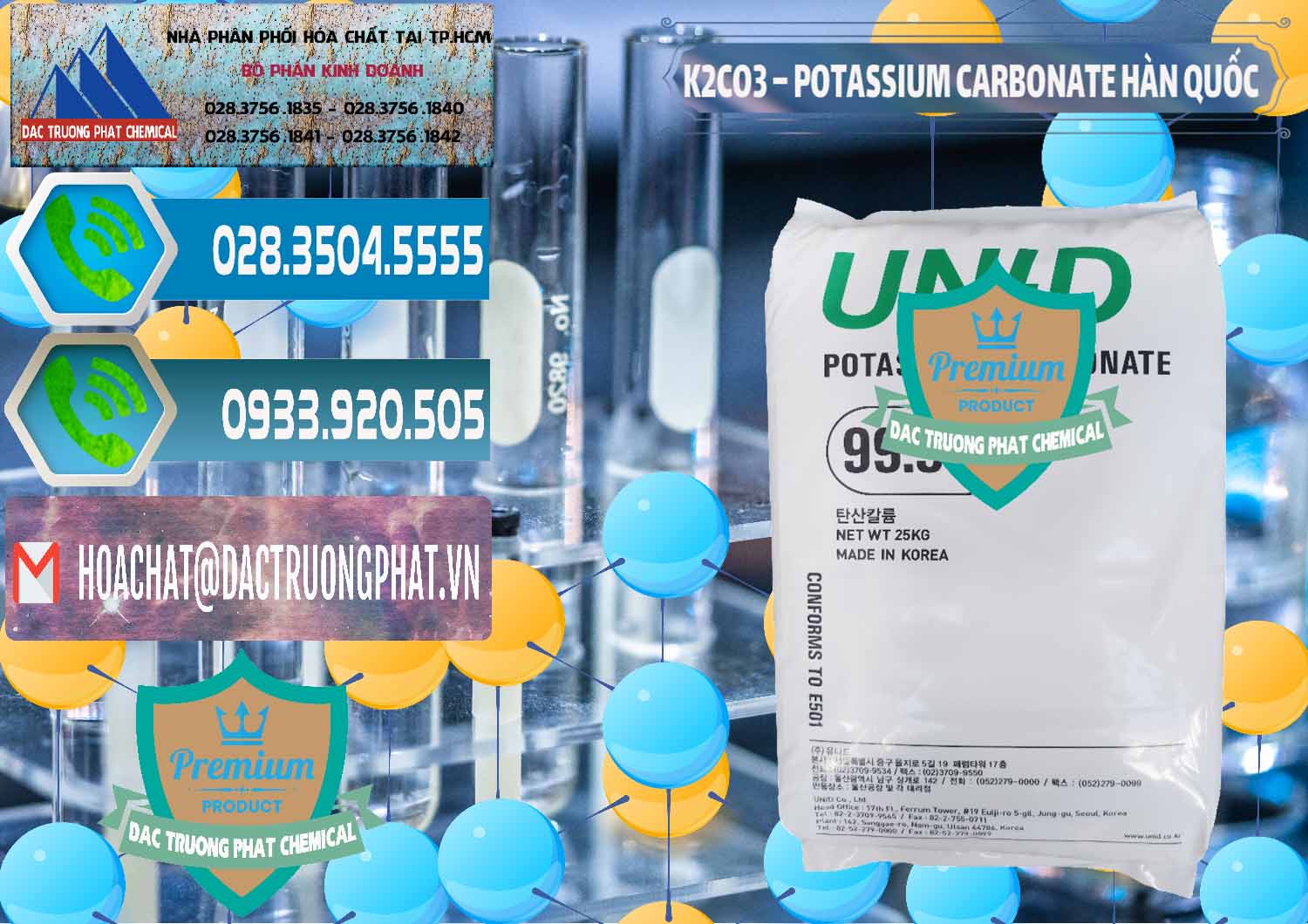 Cung cấp và bán K2Co3 – Potassium Carbonate Unid Hàn Quốc Korea - 0081 - Nơi cung cấp & phân phối hóa chất tại TP.HCM - congtyhoachat.net