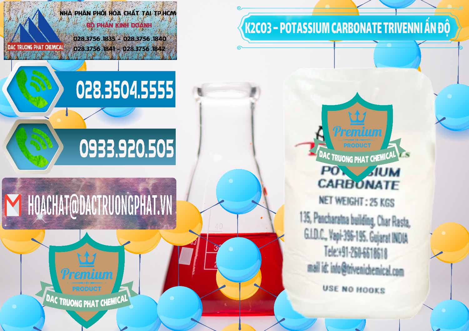 Nhà cung ứng và bán K2Co3 – Potassium Carbonate Trivenni Ấn Độ India - 0473 - Công ty kinh doanh _ phân phối hóa chất tại TP.HCM - congtyhoachat.net