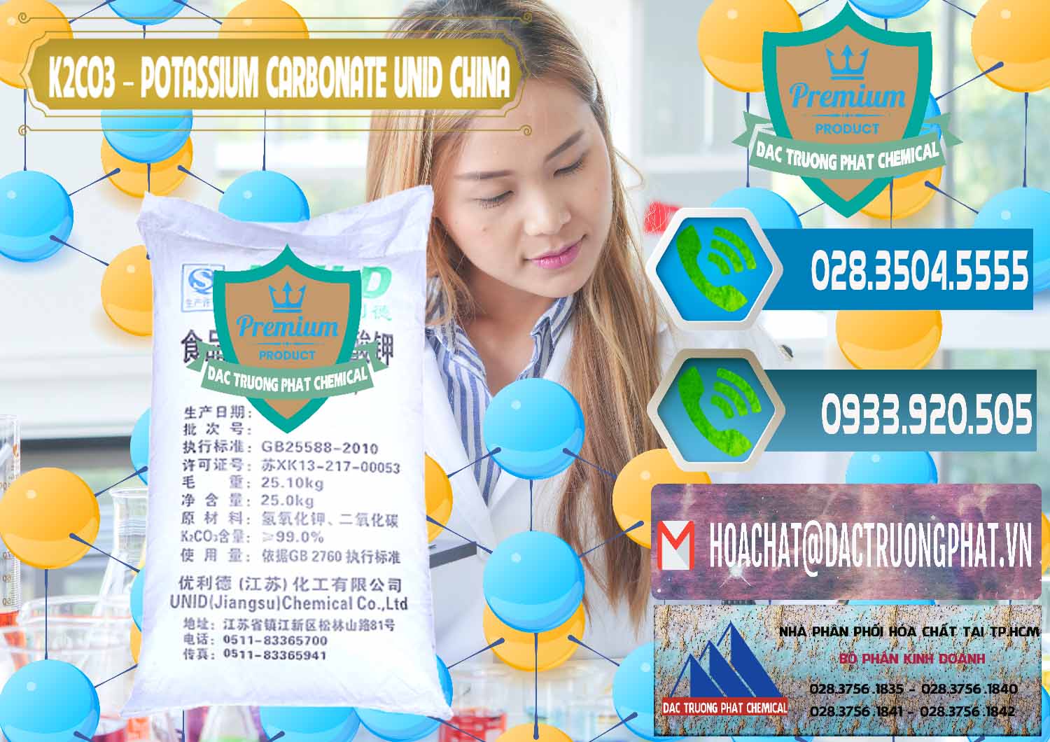 Cty chuyên cung ứng _ bán K2Co3 – Potassium Carbonate UNID Trung Quốc China - 0475 - Công ty chuyên bán và cung cấp hóa chất tại TP.HCM - congtyhoachat.net