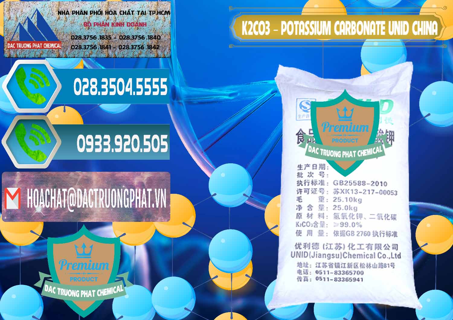Nơi chuyên cung ứng và bán K2Co3 – Potassium Carbonate UNID Trung Quốc China - 0475 - Nhà cung cấp và bán hóa chất tại TP.HCM - congtyhoachat.net