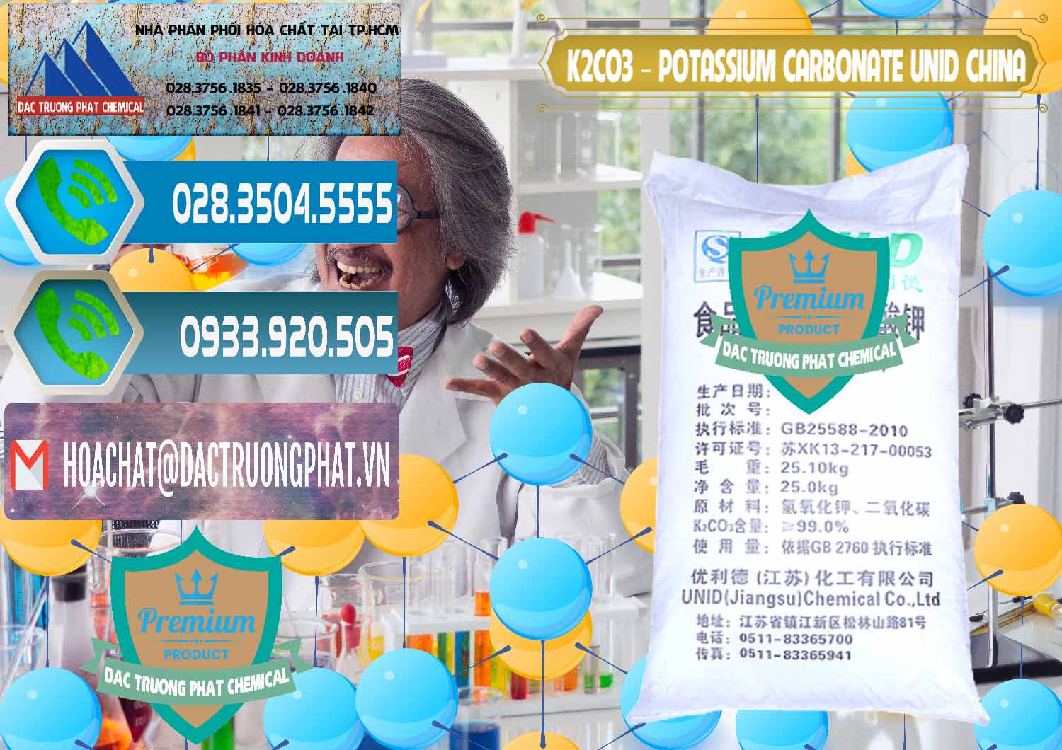 Nhà cung cấp _ bán K2Co3 – Potassium Carbonate UNID Trung Quốc China - 0475 - Cty cung cấp & nhập khẩu hóa chất tại TP.HCM - congtyhoachat.net