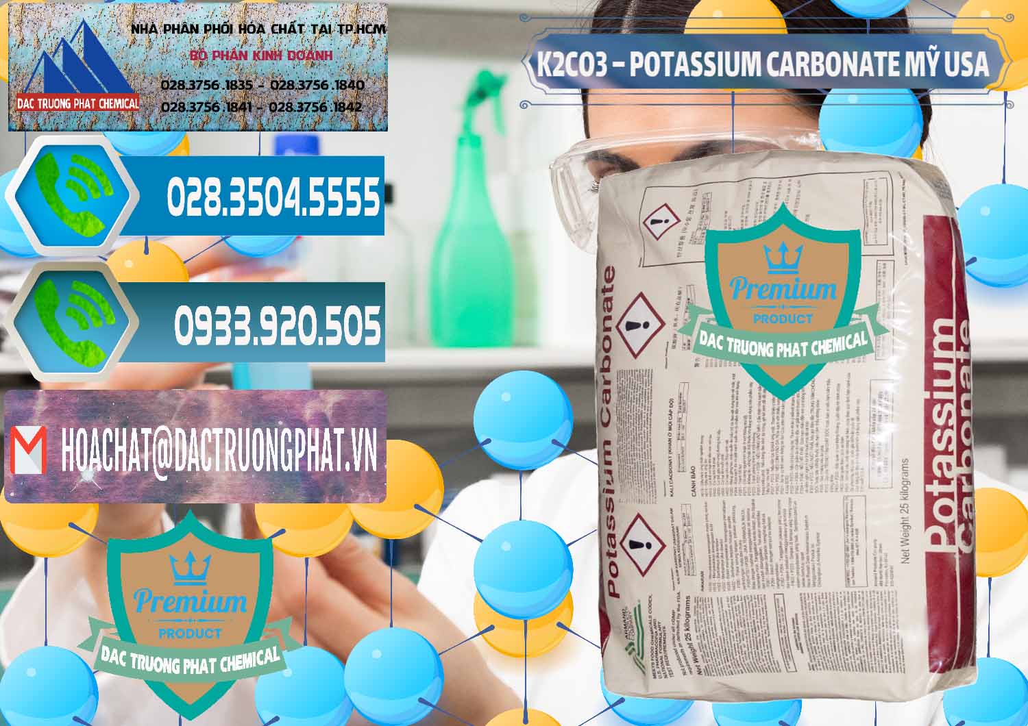 Công ty chuyên phân phối ( bán ) K2Co3 – Potassium Carbonate Mỹ USA - 0082 - Công ty nhập khẩu ( phân phối ) hóa chất tại TP.HCM - congtyhoachat.net