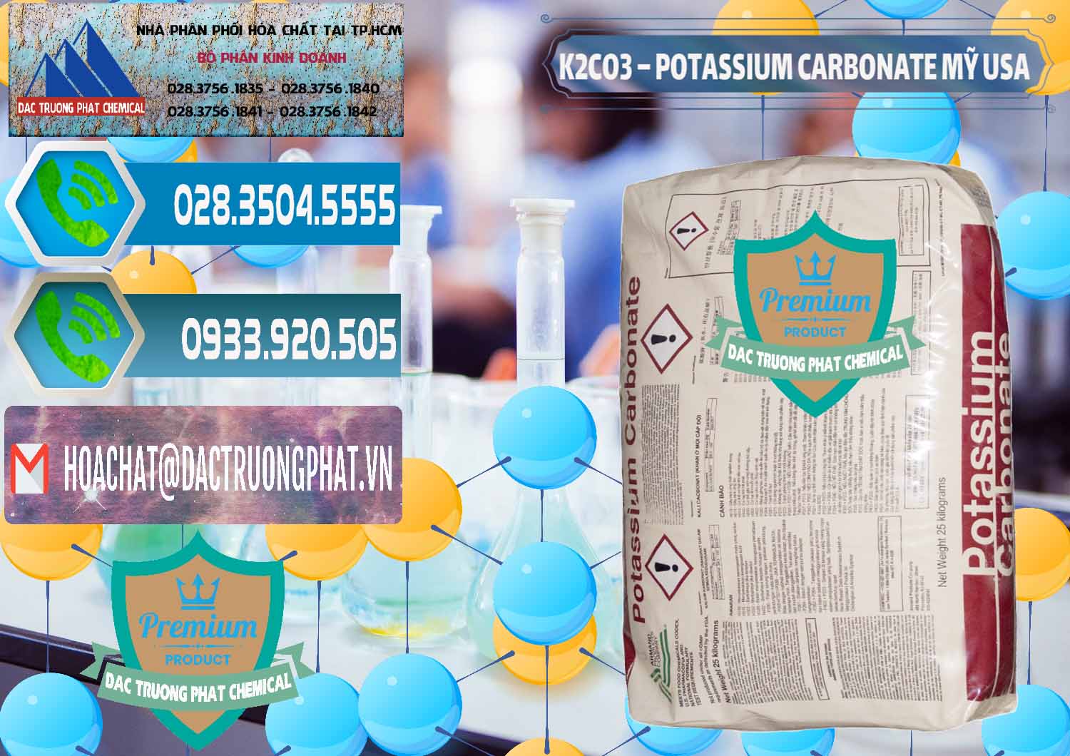 Công ty chuyên cung cấp ( bán ) K2Co3 – Potassium Carbonate Mỹ USA - 0082 - Nhập khẩu - cung cấp hóa chất tại TP.HCM - congtyhoachat.net