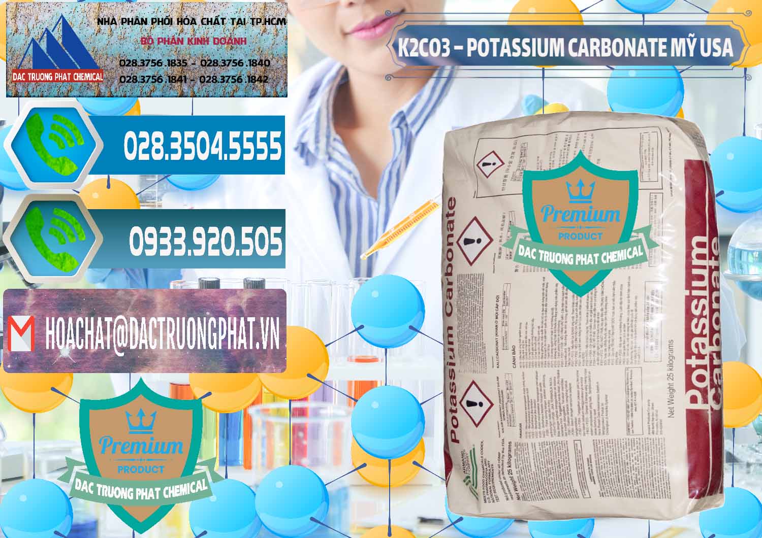 Đơn vị nhập khẩu và bán K2Co3 – Potassium Carbonate Mỹ USA - 0082 - Cty phân phối _ kinh doanh hóa chất tại TP.HCM - congtyhoachat.net