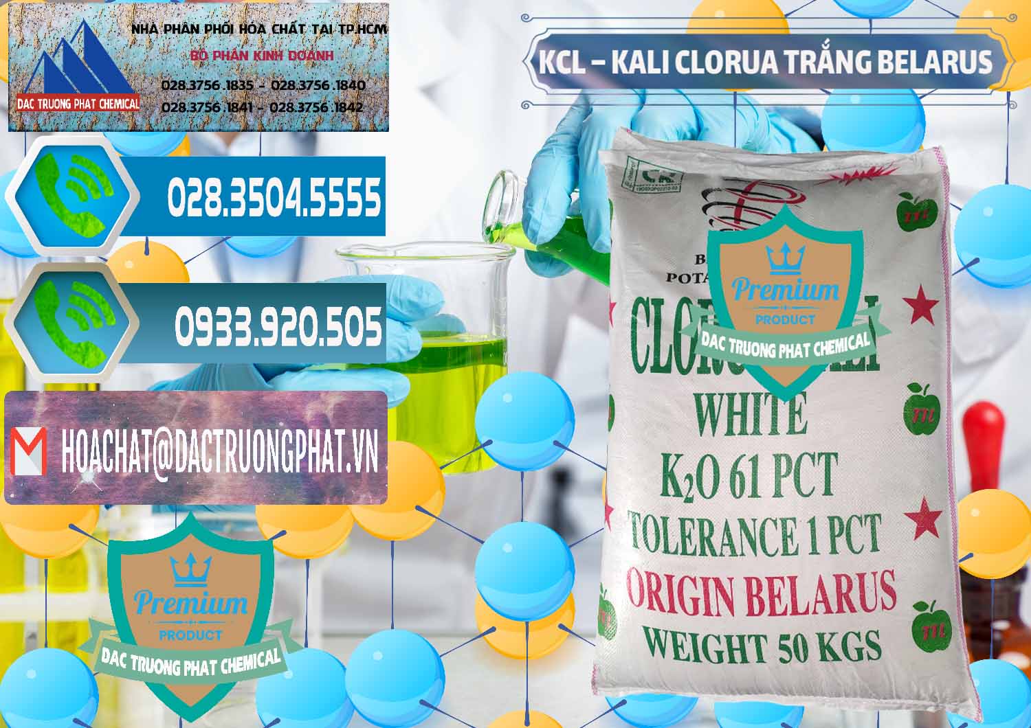 Nơi nhập khẩu & bán KCL – Kali Clorua Trắng Belarus - 0085 - Công ty nhập khẩu - phân phối hóa chất tại TP.HCM - congtyhoachat.net