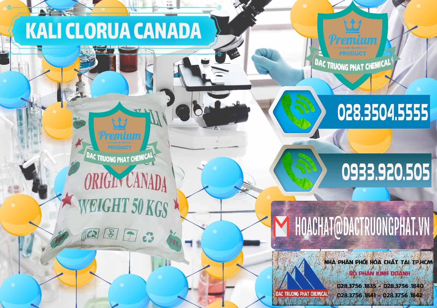 Đơn vị kinh doanh & bán KCL – Kali Clorua Trắng Canada - 0437 - Nơi chuyên cung cấp ( bán ) hóa chất tại TP.HCM - congtyhoachat.net