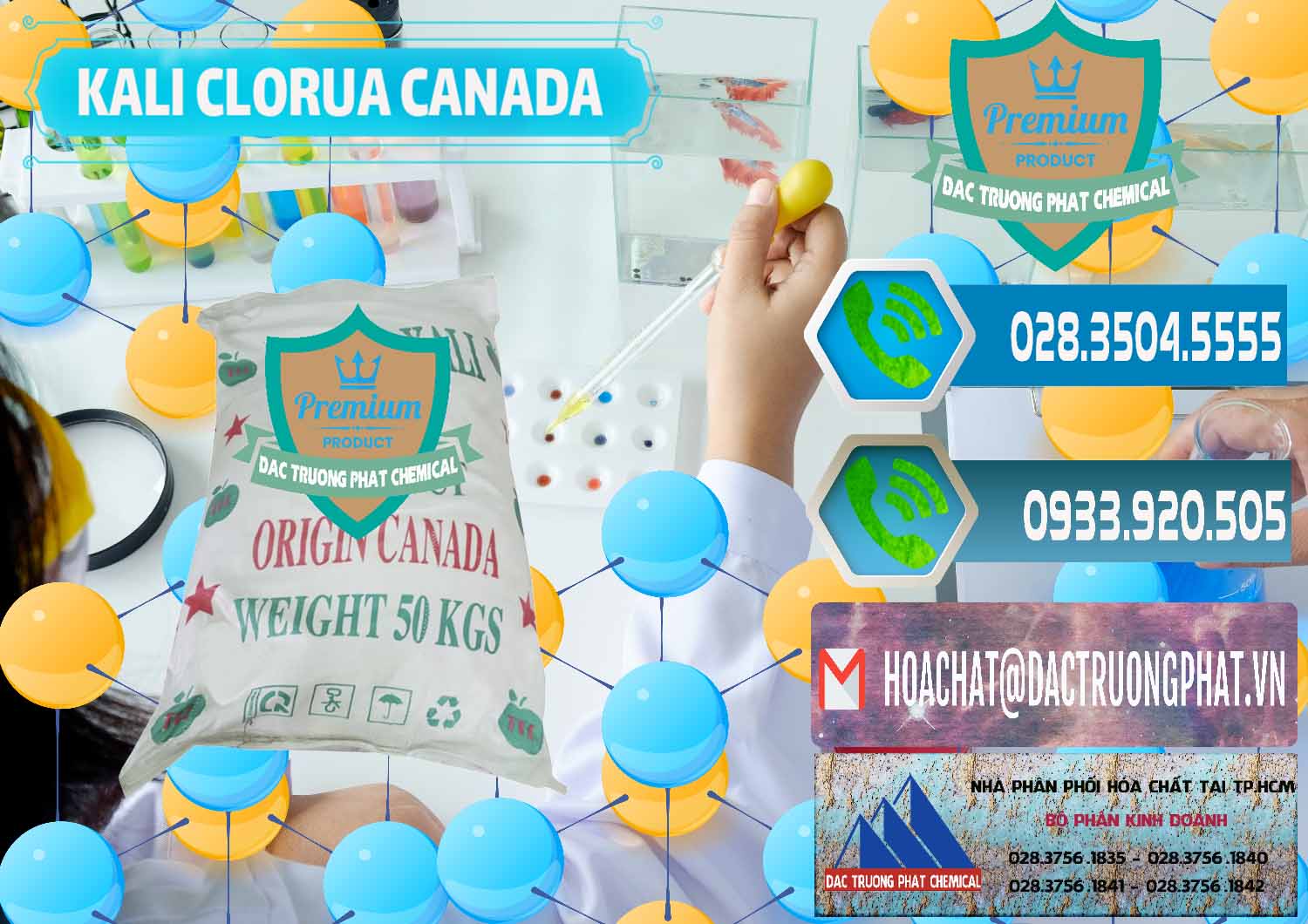 Công ty bán - cung ứng KCL – Kali Clorua Trắng Canada - 0437 - Nơi chuyên nhập khẩu và cung cấp hóa chất tại TP.HCM - congtyhoachat.net