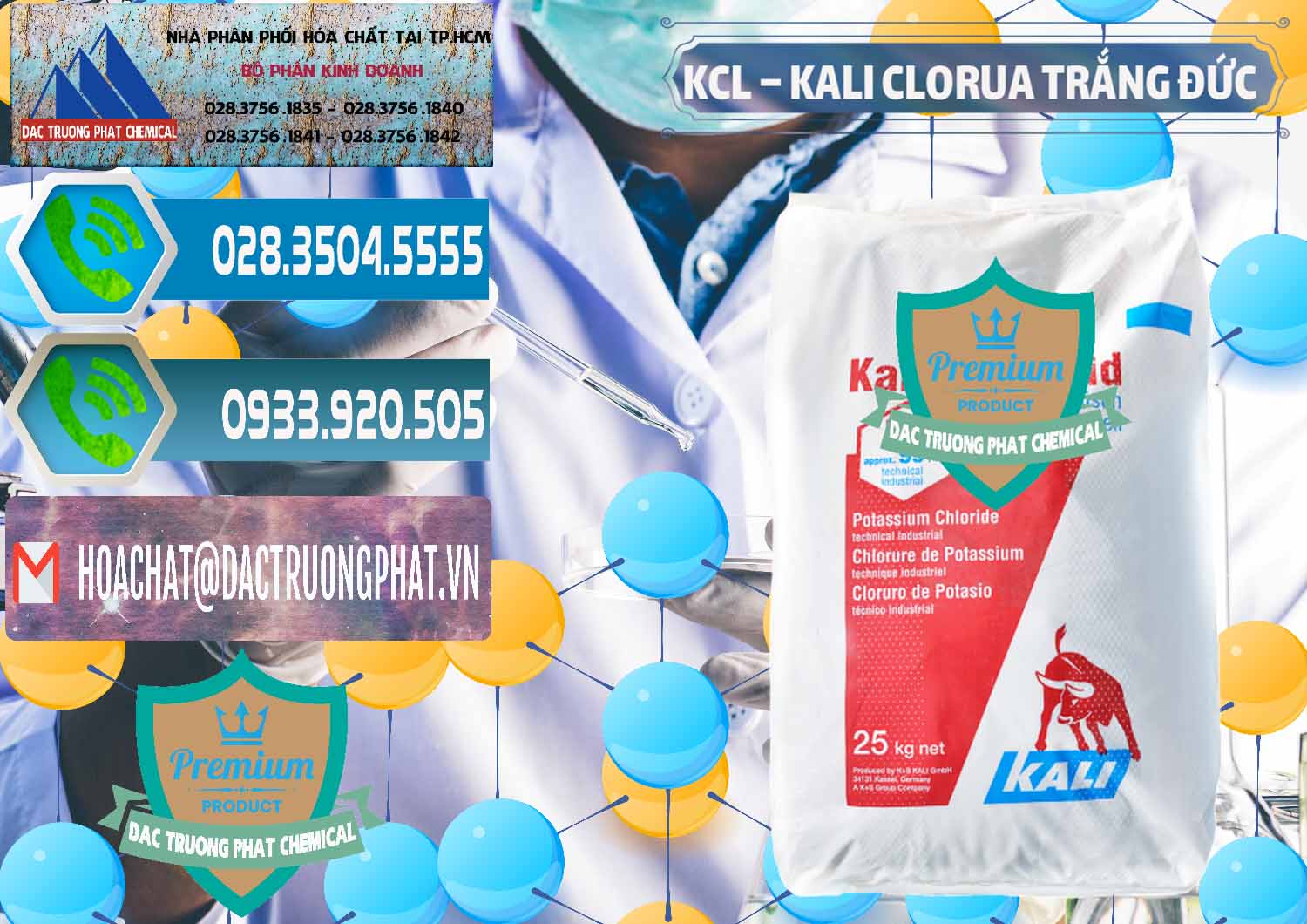 Cty bán ( cung cấp ) KCL – Kali Clorua Trắng Đức Germany - 0086 - Đơn vị chuyên cung ứng & phân phối hóa chất tại TP.HCM - congtyhoachat.net