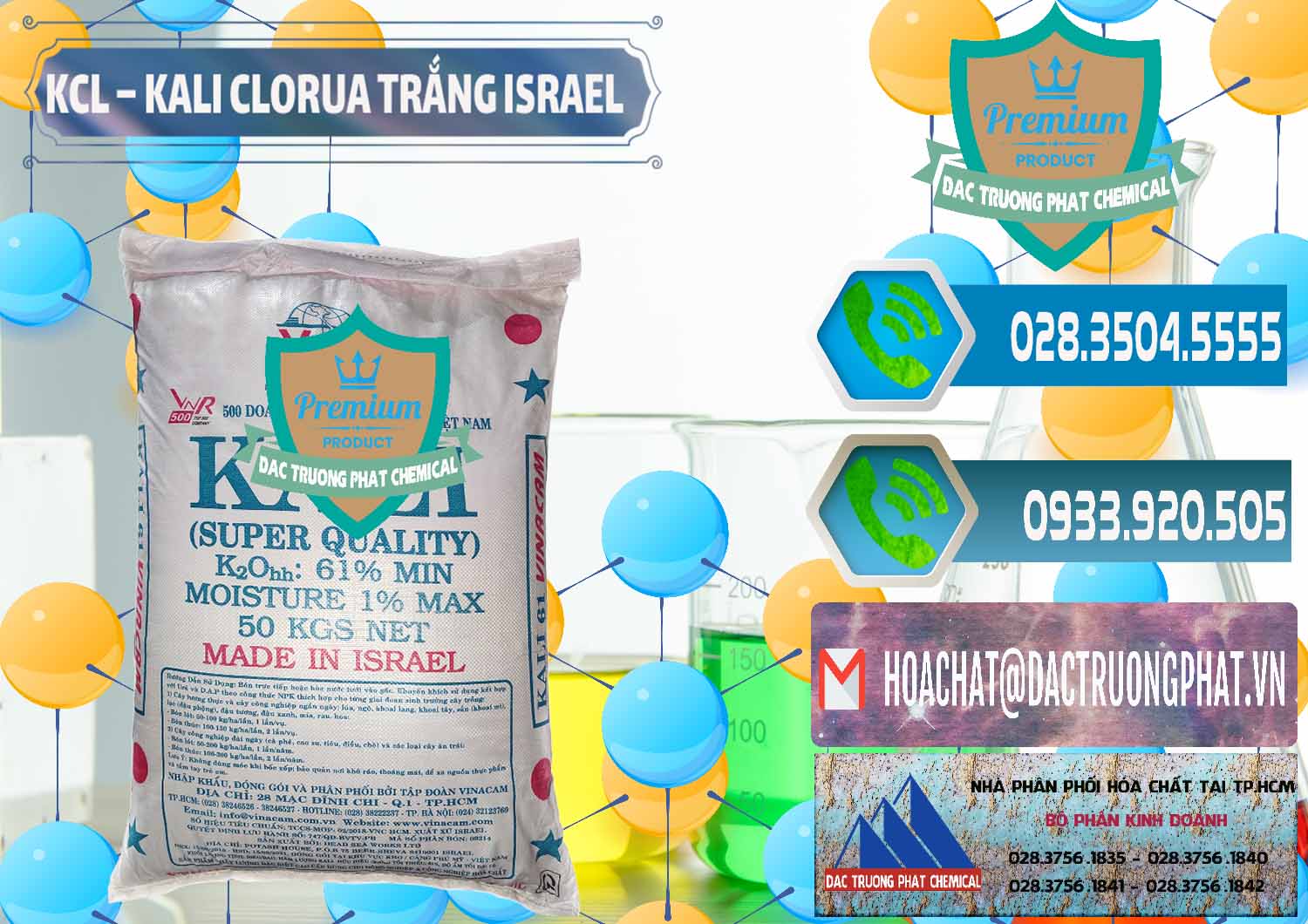 Nơi kinh doanh - bán KCL – Kali Clorua Trắng Israel - 0087 - Cty phân phối và cung cấp hóa chất tại TP.HCM - congtyhoachat.net