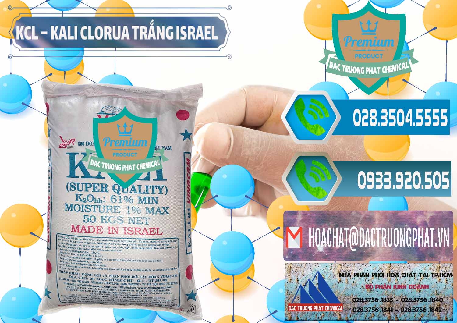 Đơn vị chuyên kinh doanh - bán KCL – Kali Clorua Trắng Israel - 0087 - Cty bán ( phân phối ) hóa chất tại TP.HCM - congtyhoachat.net