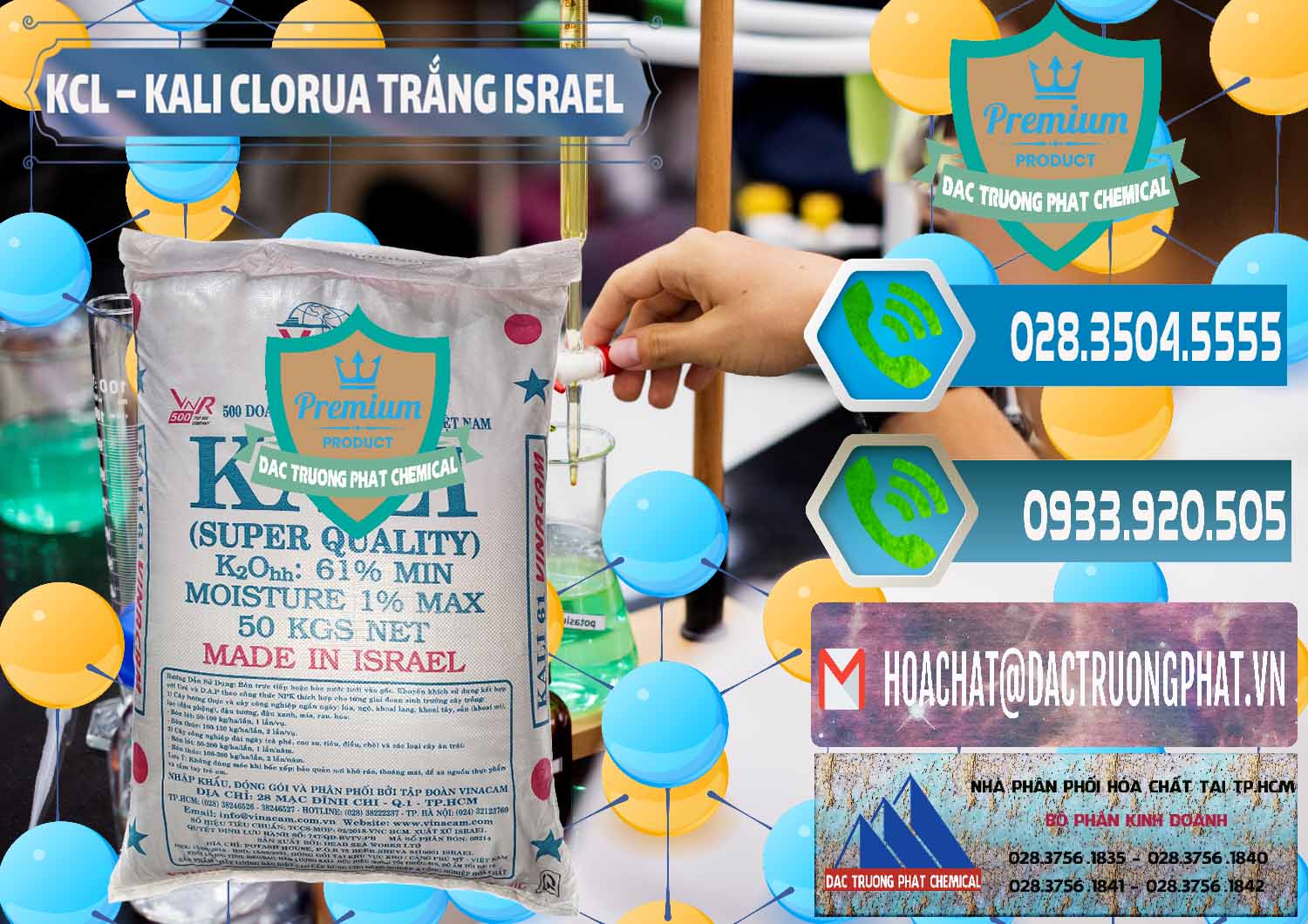 Nơi chuyên cung ứng _ bán KCL – Kali Clorua Trắng Israel - 0087 - Nơi chuyên nhập khẩu - phân phối hóa chất tại TP.HCM - congtyhoachat.net