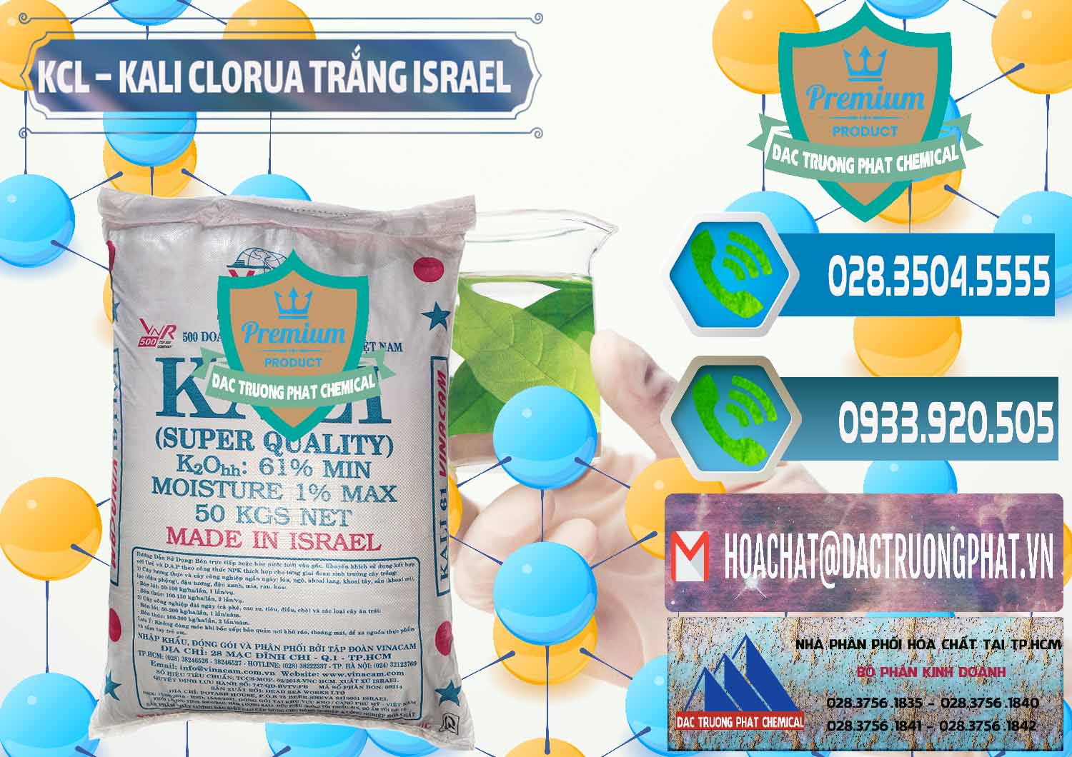 Công ty phân phối ( bán ) KCL – Kali Clorua Trắng Israel - 0087 - Nơi cung ứng ( phân phối ) hóa chất tại TP.HCM - congtyhoachat.net