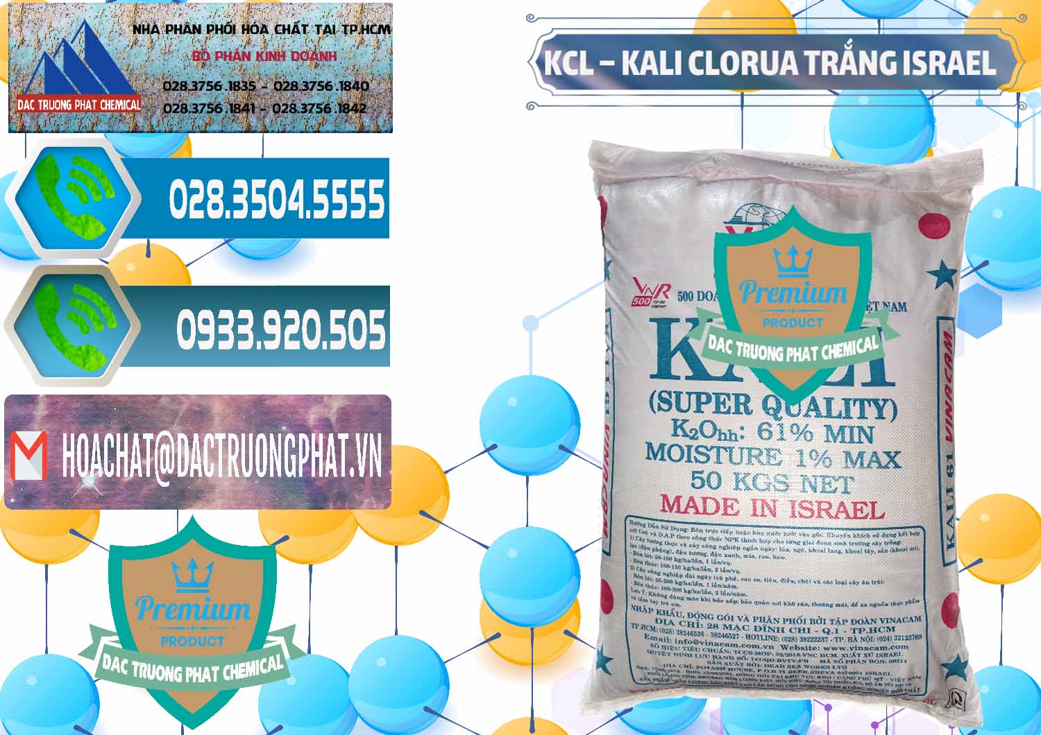 Đơn vị chuyên kinh doanh & bán KCL – Kali Clorua Trắng Israel - 0087 - Cty chuyên cung cấp - bán hóa chất tại TP.HCM - congtyhoachat.net