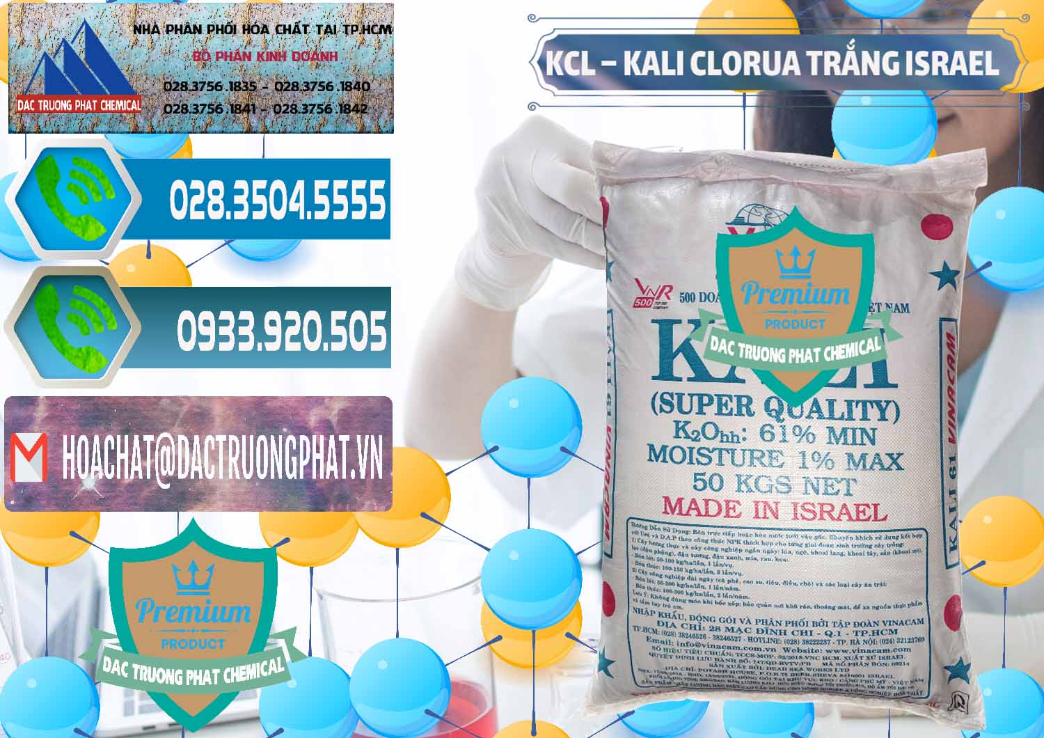 Công ty chuyên phân phối ( bán ) KCL – Kali Clorua Trắng Israel - 0087 - Đơn vị phân phối và bán hóa chất tại TP.HCM - congtyhoachat.net