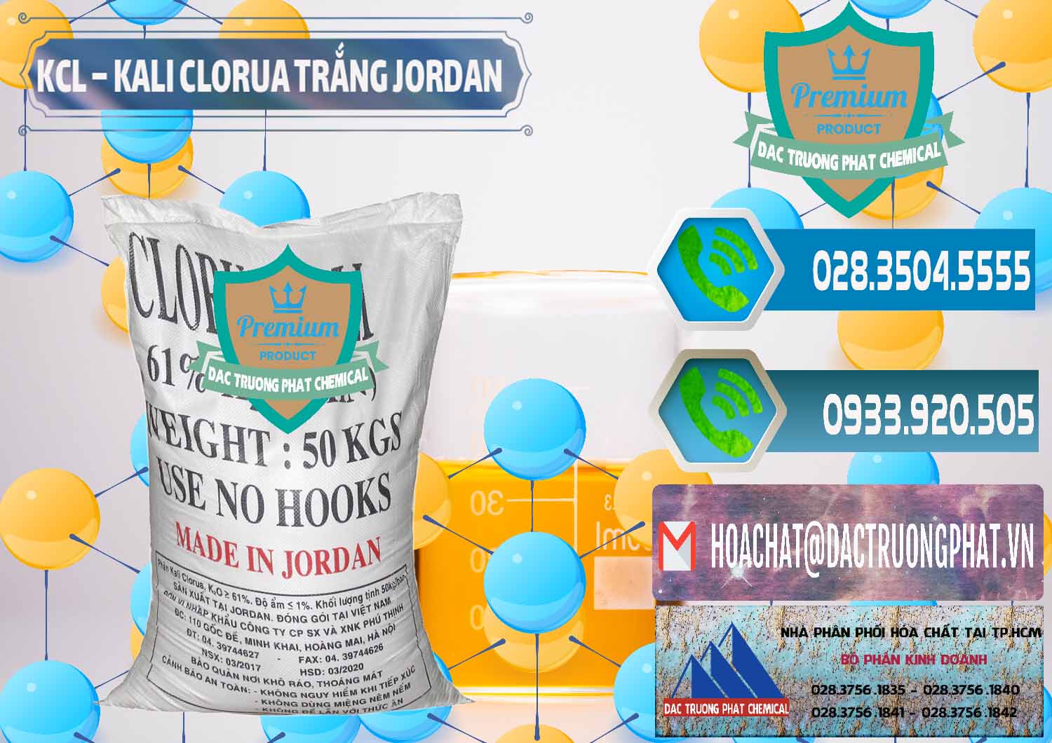 Công ty chuyên kinh doanh và bán KCL – Kali Clorua Trắng Jordan - 0088 - Công ty phân phối - bán hóa chất tại TP.HCM - congtyhoachat.net