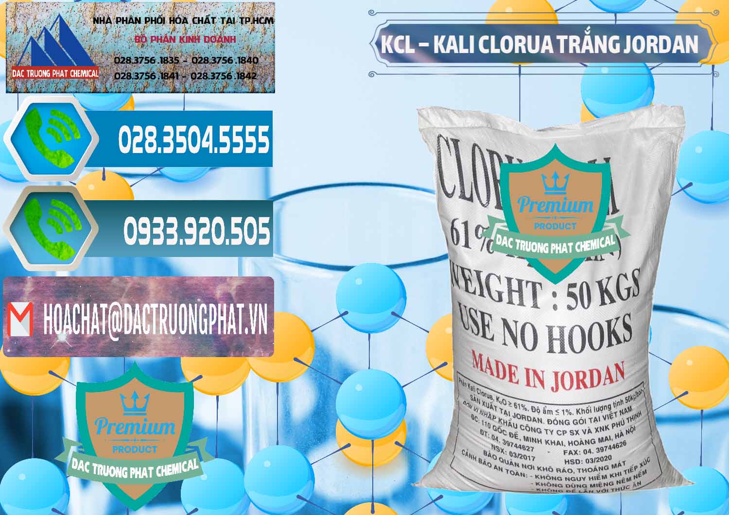 Nơi chuyên cung cấp _ bán KCL – Kali Clorua Trắng Jordan - 0088 - Kinh doanh và cung cấp hóa chất tại TP.HCM - congtyhoachat.net