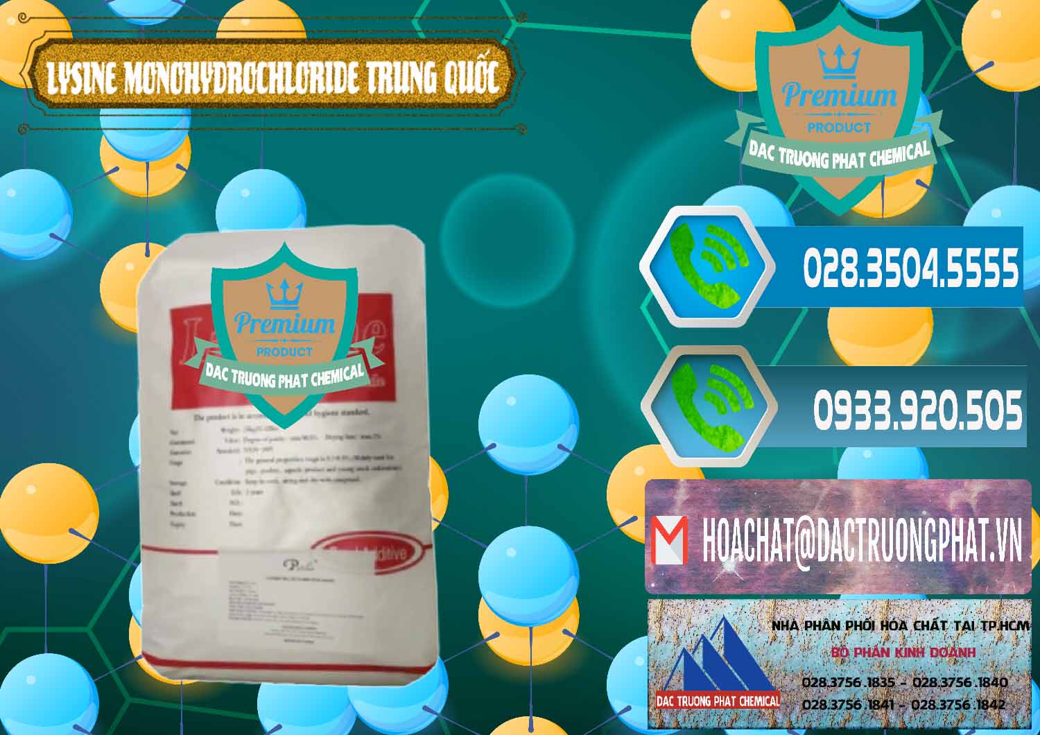 Công ty chuyên cung ứng & bán L-Lysine Monohydrochloride Feed Grade Trung Quốc China - 0454 - Cung ứng và phân phối hóa chất tại TP.HCM - congtyhoachat.net