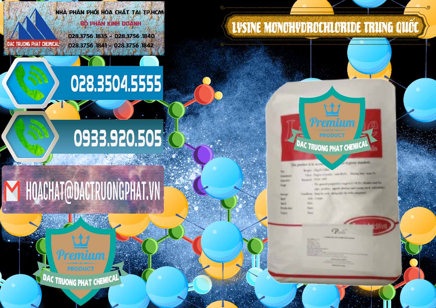 Chuyên cung cấp - bán L-Lysine Monohydrochloride Feed Grade Trung Quốc China - 0454 - Đơn vị kinh doanh & cung cấp hóa chất tại TP.HCM - congtyhoachat.net