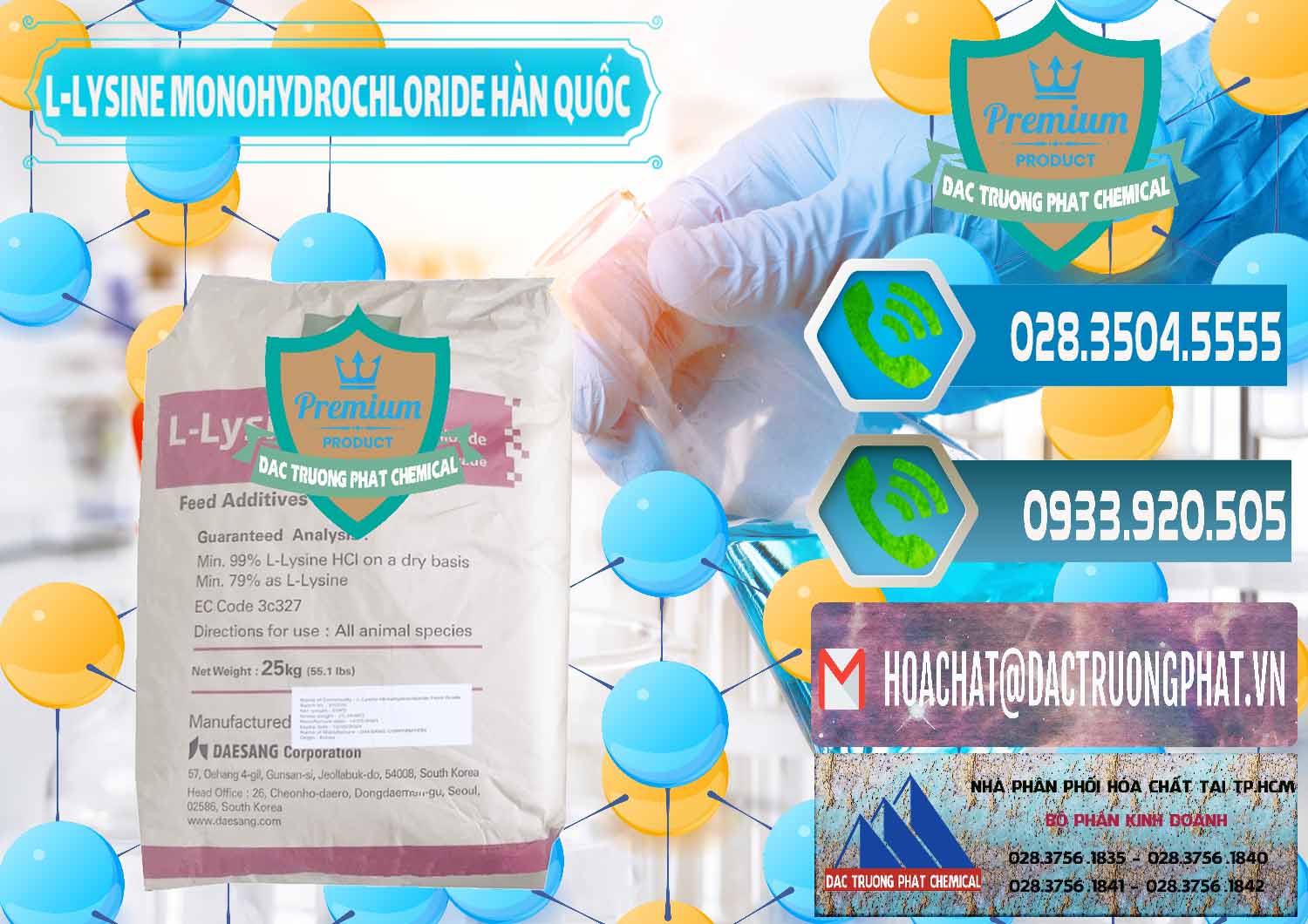 Nơi kinh doanh & bán L-Lysine Monohydrochloride Feed Grade Sewon Hàn Quốc Korea - 0302 - Cty chuyên cung cấp ( bán ) hóa chất tại TP.HCM - congtyhoachat.net