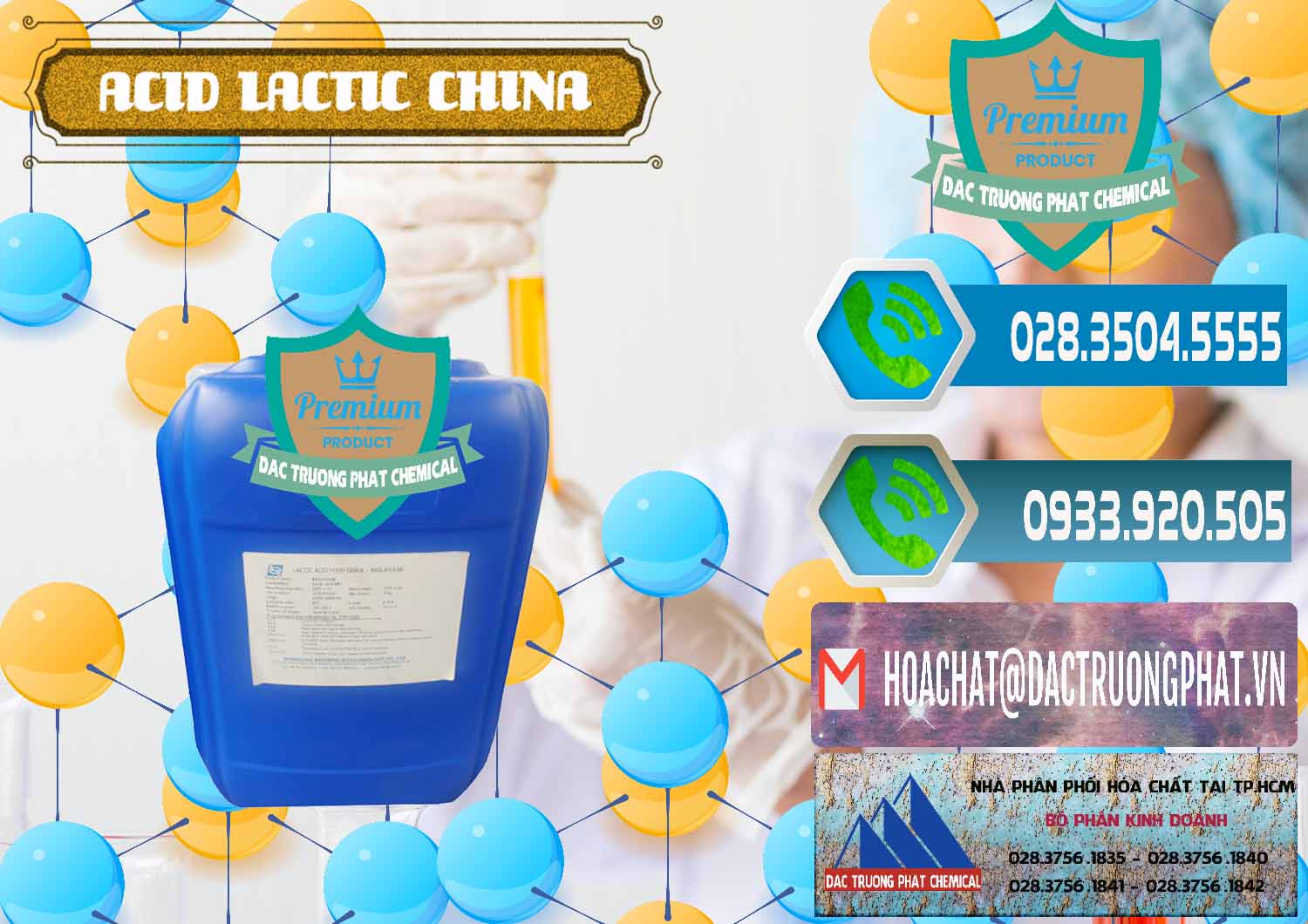 Nơi chuyên cung ứng ( bán ) Acid Lactic – Axit Lactic Trung Quốc China - 0374 - Cty chuyên cung cấp ( kinh doanh ) hóa chất tại TP.HCM - congtyhoachat.net