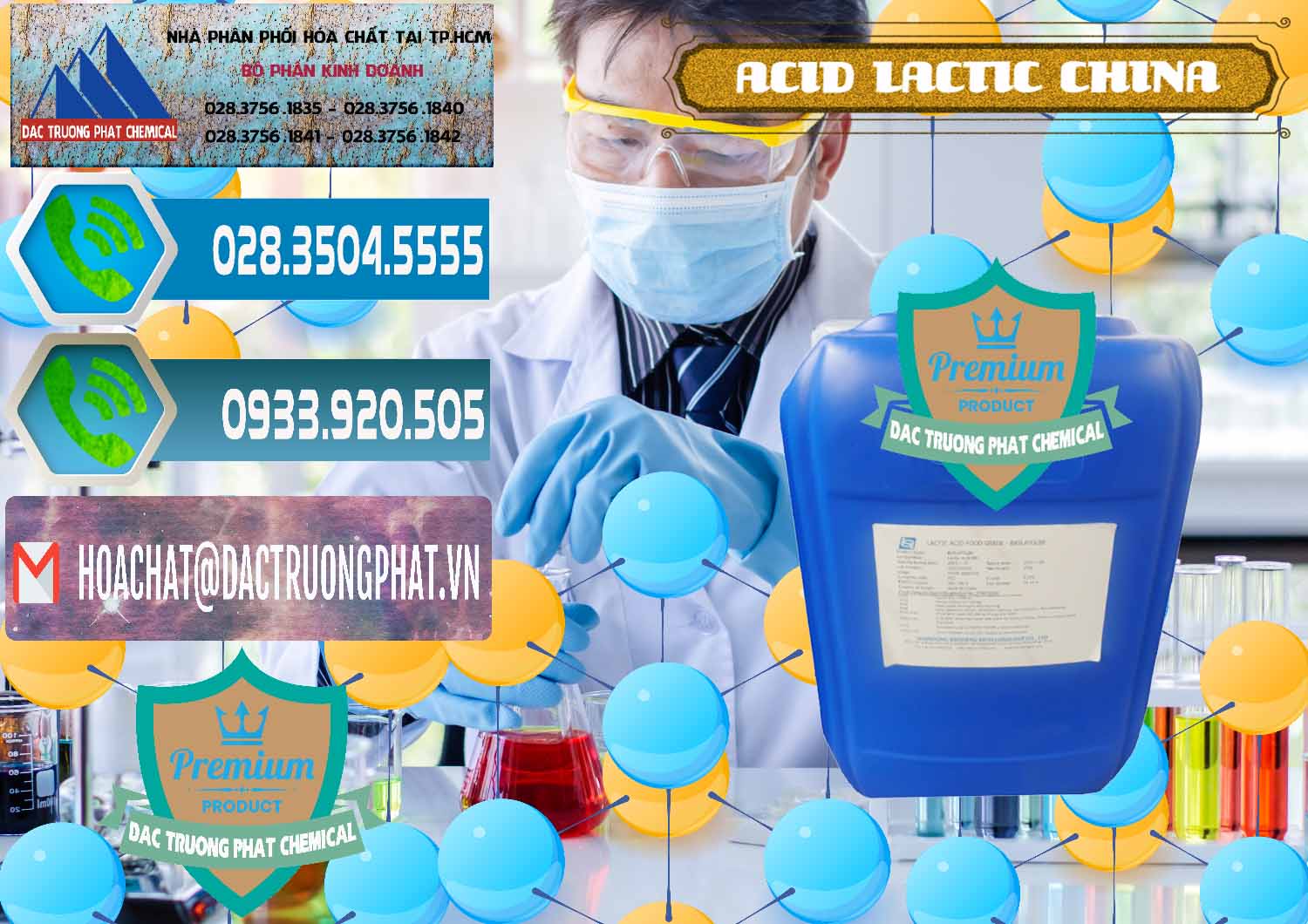 Cty nhập khẩu và bán Acid Lactic – Axit Lactic Trung Quốc China - 0374 - Nơi chuyên phân phối ( kinh doanh ) hóa chất tại TP.HCM - congtyhoachat.net