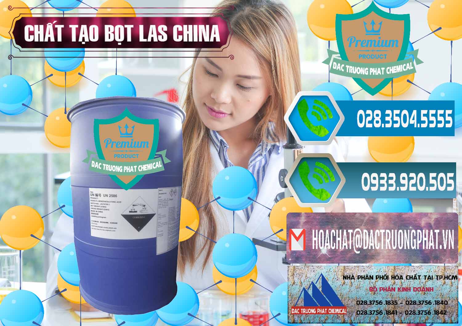 Chuyên bán ( phân phối ) Chất tạo bọt Las Trung Quốc China - 0451 - Cty cung ứng & phân phối hóa chất tại TP.HCM - congtyhoachat.net