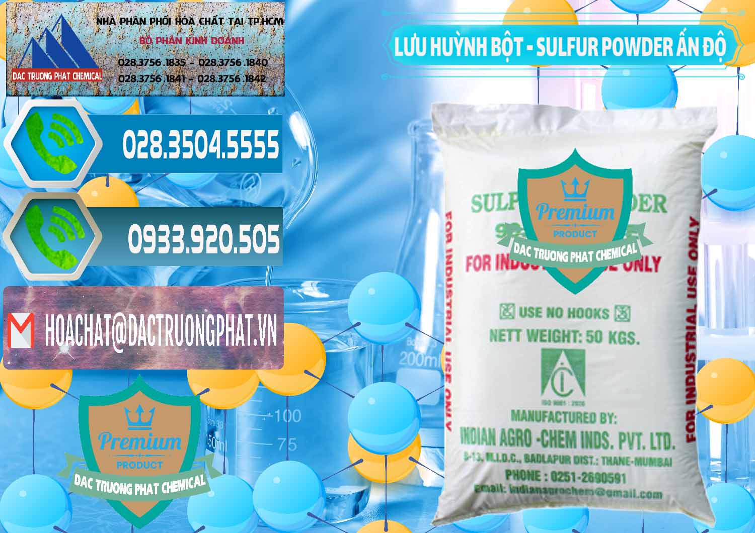 Nơi bán ( phân phối ) Lưu huỳnh Bột - Sulfur Powder Ấn Độ India - 0347 - Nơi bán & phân phối hóa chất tại TP.HCM - congtyhoachat.net