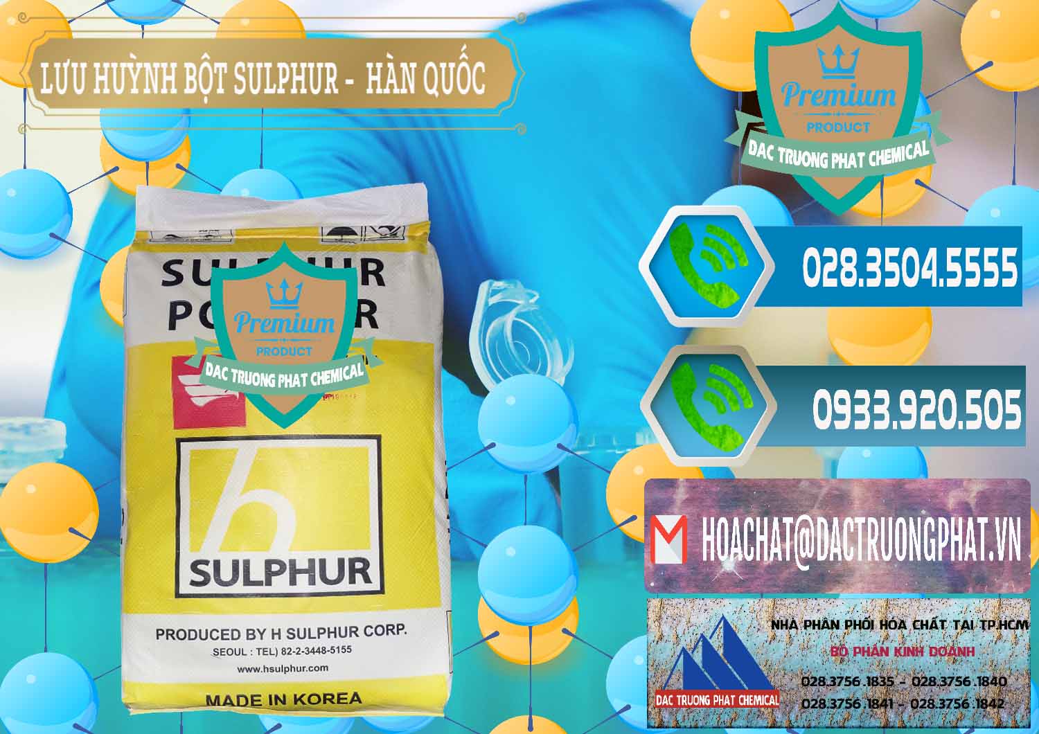 Phân phối - bán Lưu huỳnh Bột - Sulfur Powder ( H Sulfur ) Hàn Quốc Korea - 0199 - Chuyên nhập khẩu & cung cấp hóa chất tại TP.HCM - congtyhoachat.net