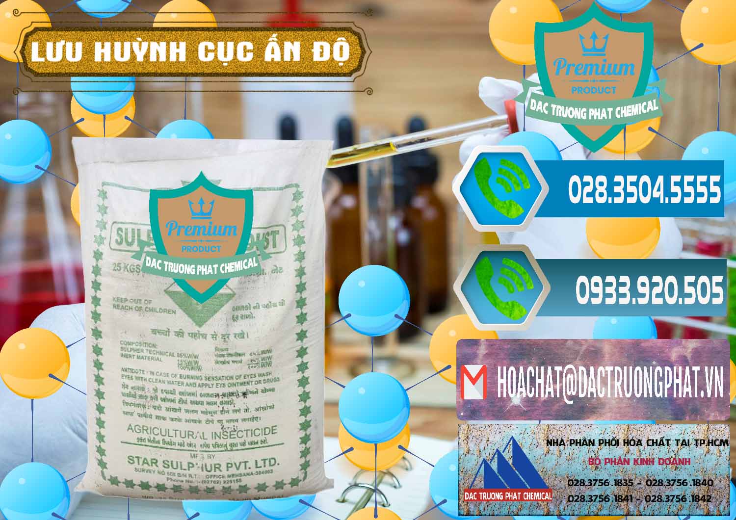 Nhà cung cấp & bán Lưu huỳnh Cục - Sulfur Ấn Độ India - 0348 - Đơn vị chuyên kinh doanh và cung cấp hóa chất tại TP.HCM - congtyhoachat.net