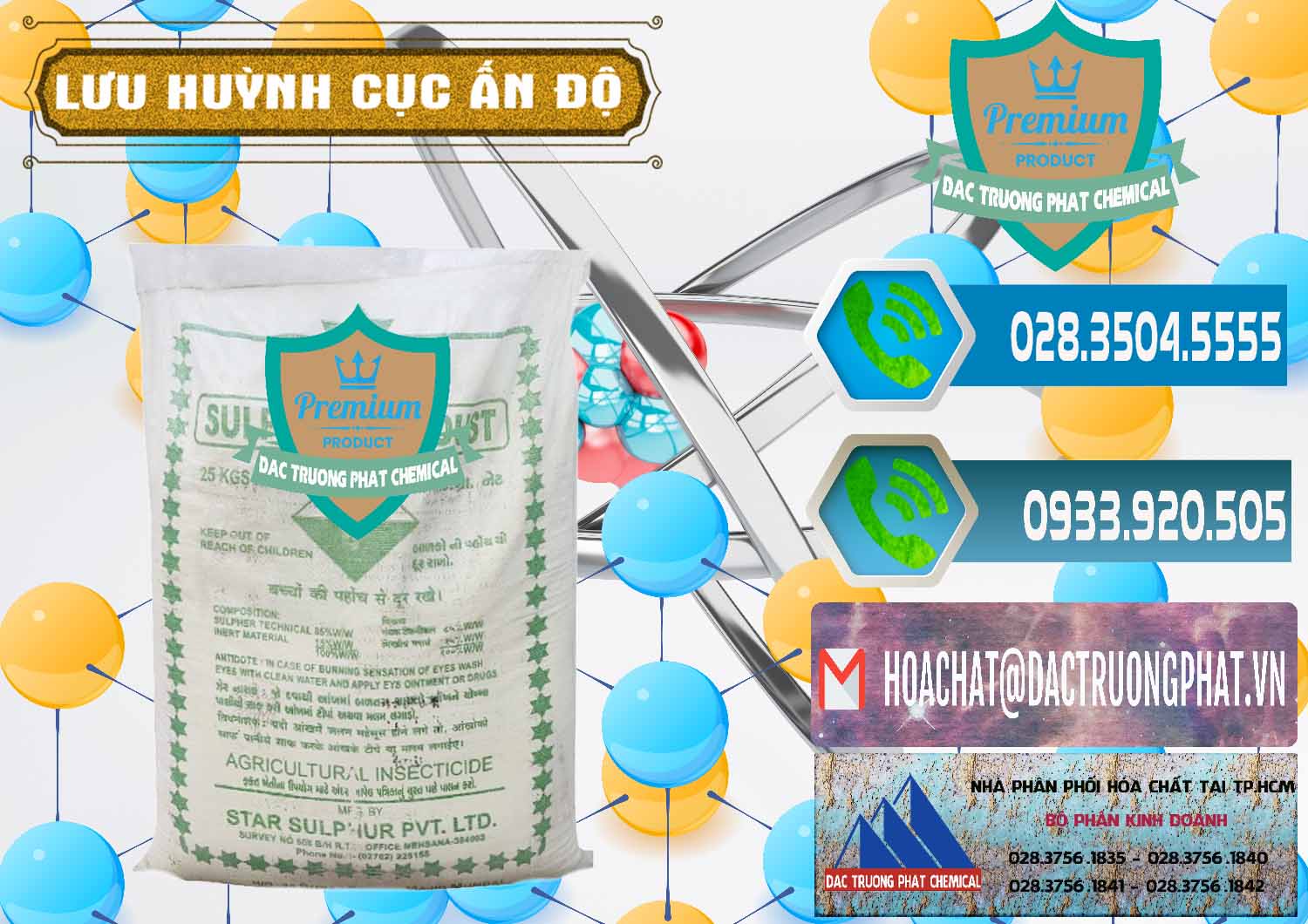 Bán - phân phối Lưu huỳnh Cục - Sulfur Ấn Độ India - 0348 - Kinh doanh & phân phối hóa chất tại TP.HCM - congtyhoachat.net
