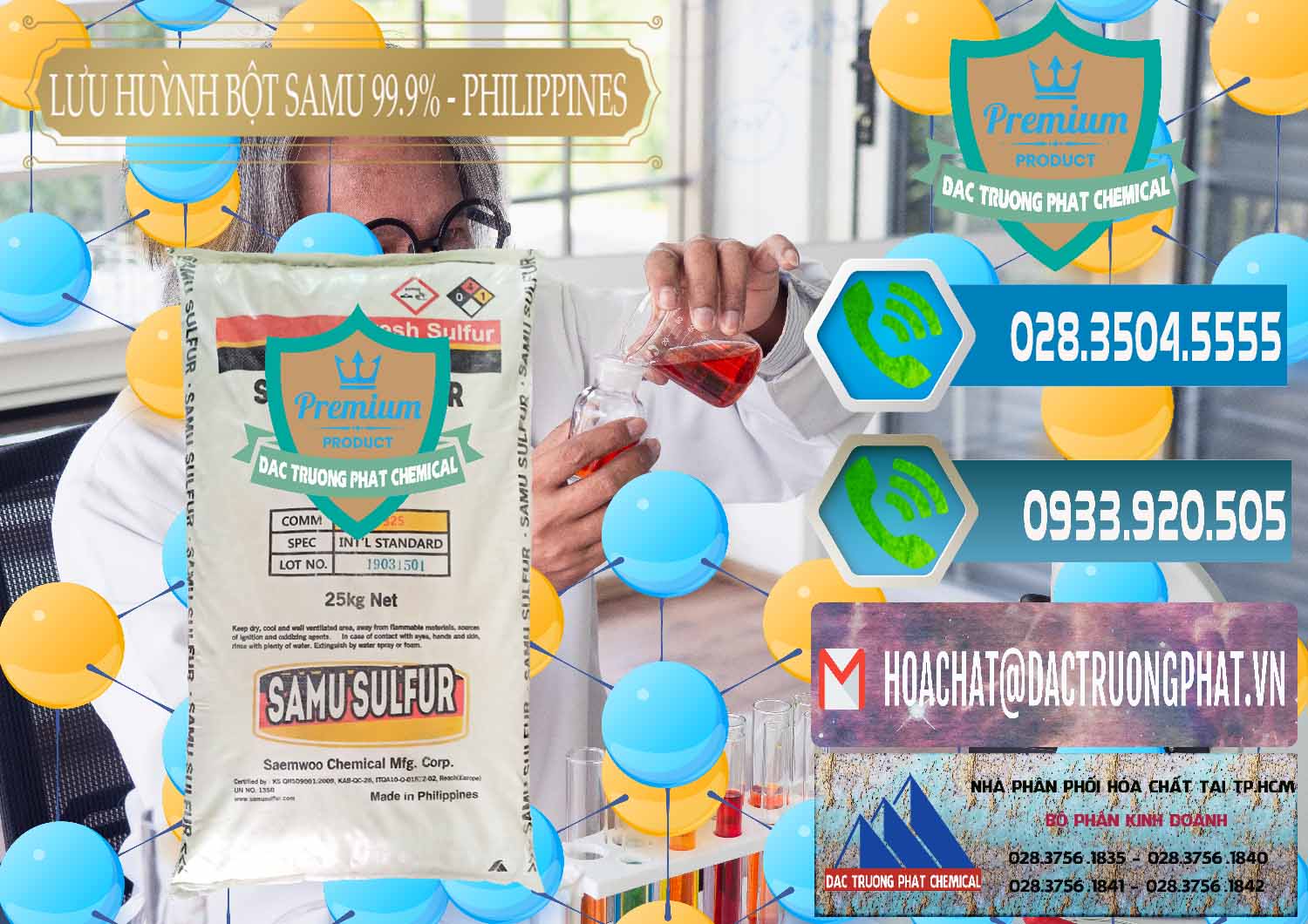 Công ty kinh doanh & bán Lưu huỳnh Bột - Sulfur Powder Samu Philippines - 0201 - Phân phối hóa chất tại TP.HCM - congtyhoachat.net