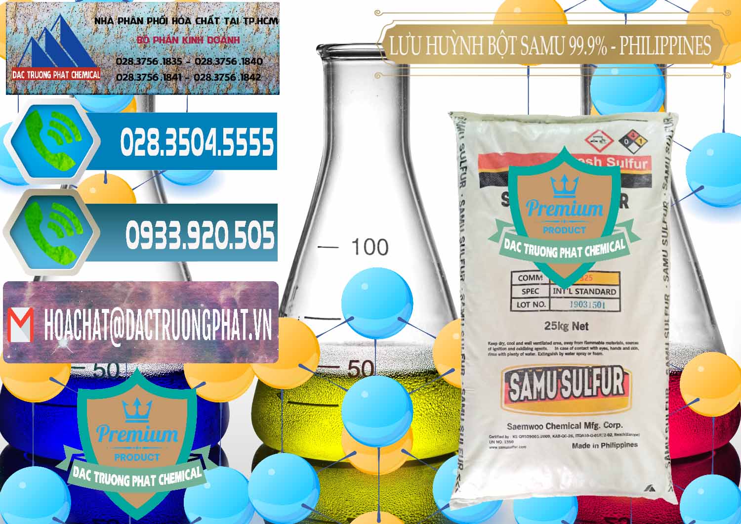 Công ty bán - cung ứng Lưu huỳnh Bột - Sulfur Powder Samu Philippines - 0201 - Công ty nhập khẩu ( cung cấp ) hóa chất tại TP.HCM - congtyhoachat.net