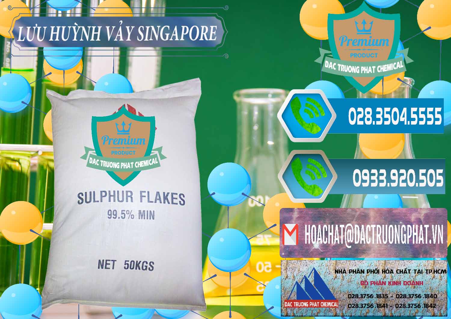 Đơn vị bán ( cung ứng ) Lưu huỳnh Vảy - Sulfur Flakes Singapore - 0346 - Nơi chuyên bán & cung cấp hóa chất tại TP.HCM - congtyhoachat.net