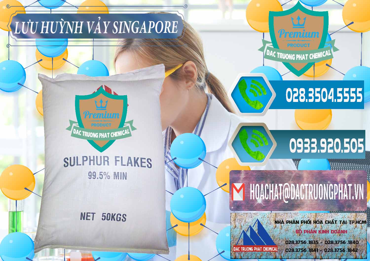 Chuyên cung ứng ( bán ) Lưu huỳnh Vảy - Sulfur Flakes Singapore - 0346 - Cty phân phối - cung cấp hóa chất tại TP.HCM - congtyhoachat.net