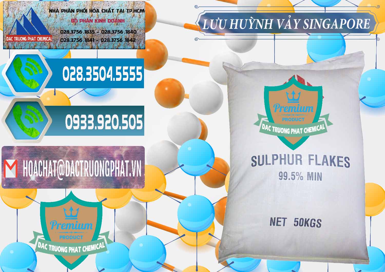 Chuyên cung cấp - bán Lưu huỳnh Vảy - Sulfur Flakes Singapore - 0346 - Đơn vị cung cấp và phân phối hóa chất tại TP.HCM - congtyhoachat.net