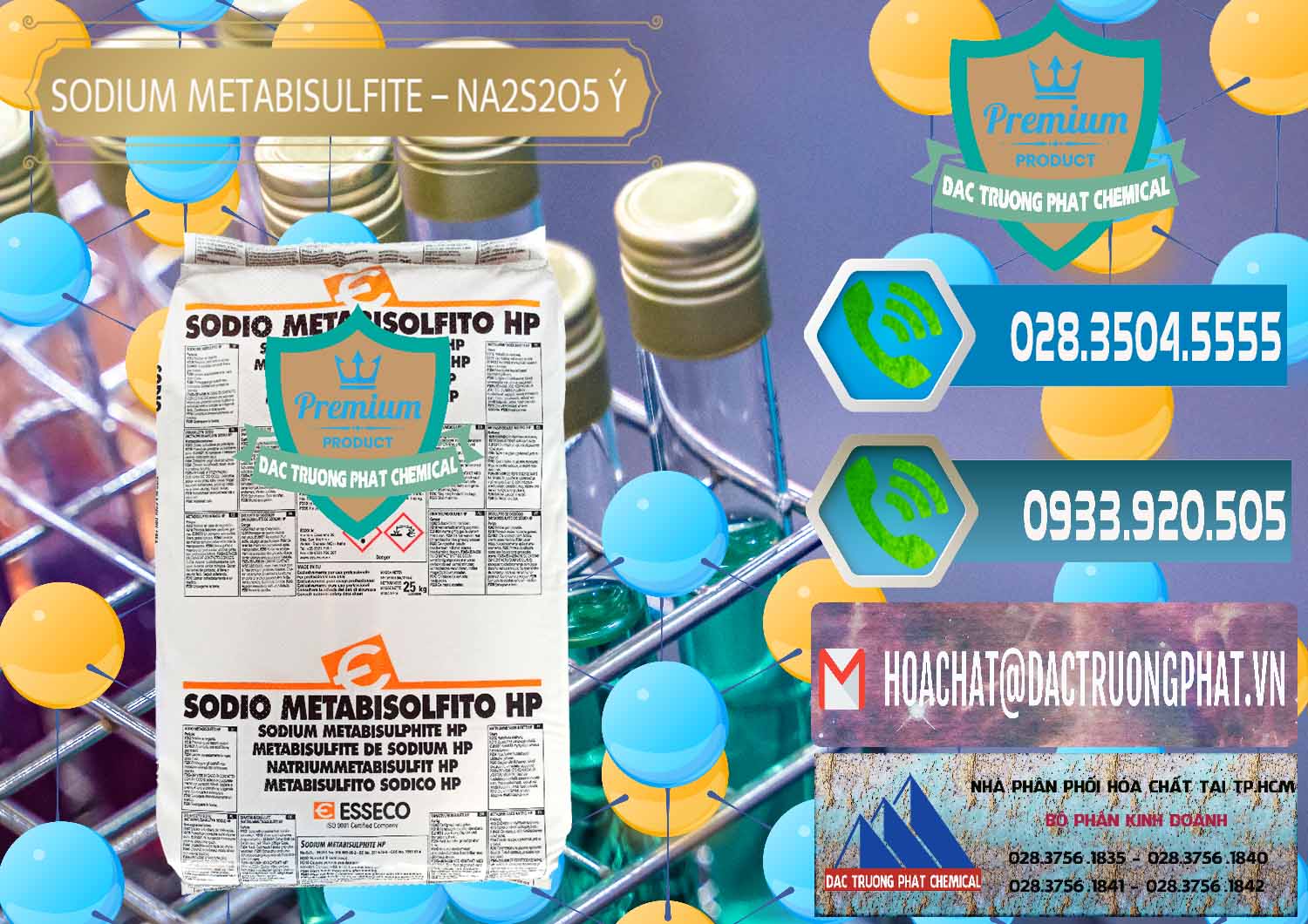Công ty kinh doanh _ bán Sodium Metabisulfite - NA2S2O5 Food Grade Esseco Ý Italy - 0146 - Nơi phân phối và cung cấp hóa chất tại TP.HCM - congtyhoachat.net